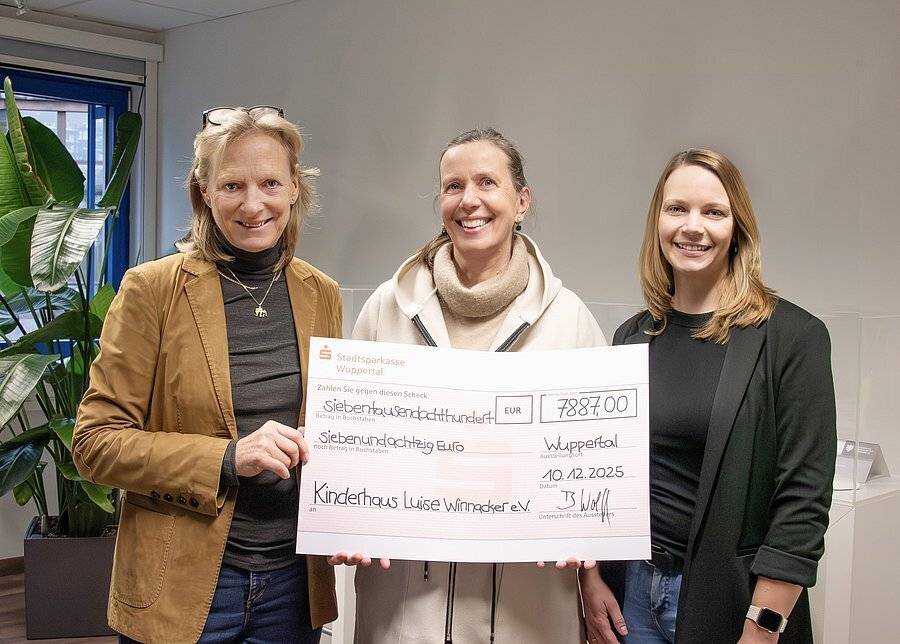 Fast 8.000 Euro für das Kinderhaus Luise Winnacker
