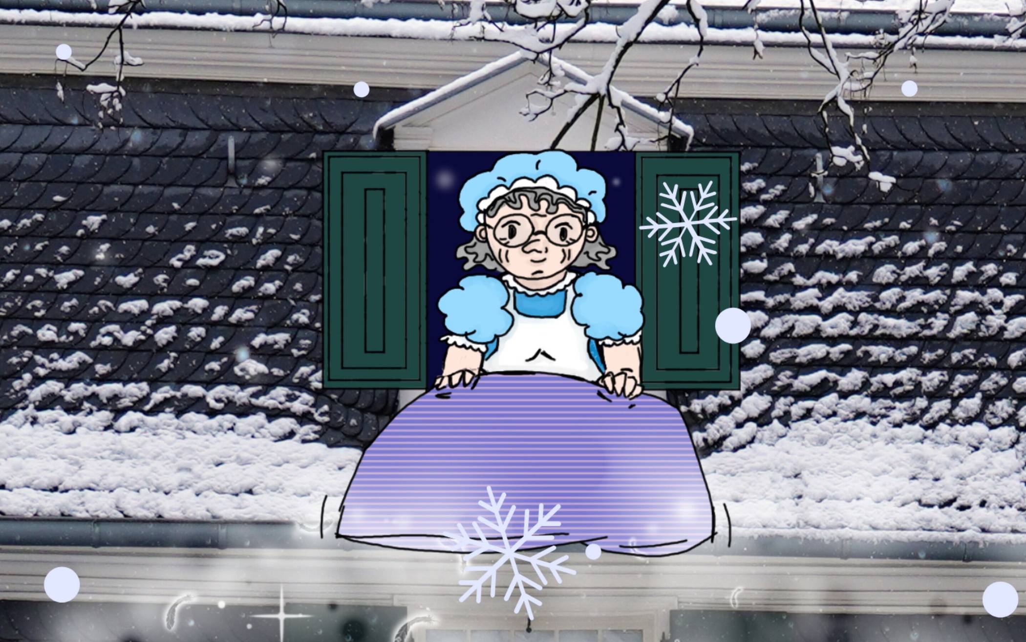 Sie lässt es schneien ...