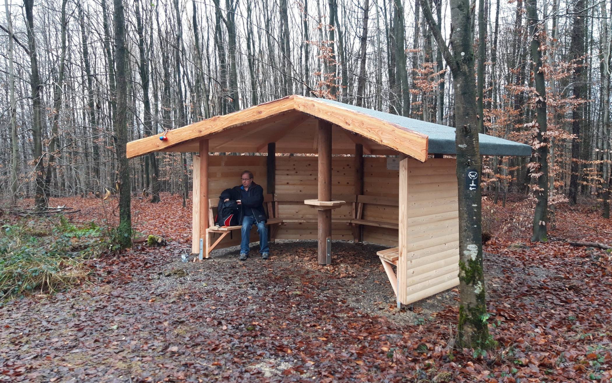 Nächste Schutzhütte auf dem „Wuppertaler Rundwanderweg“