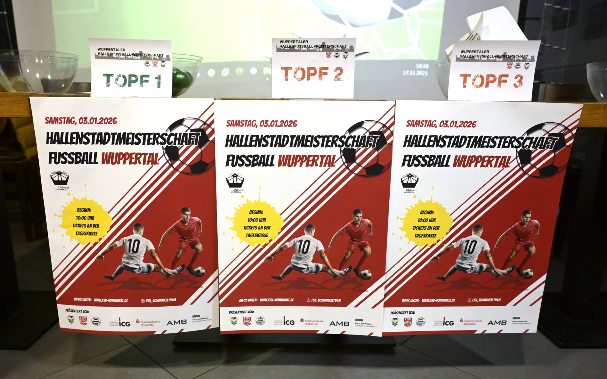 Kampf um die acht freien Hallenfußball-Startplätze