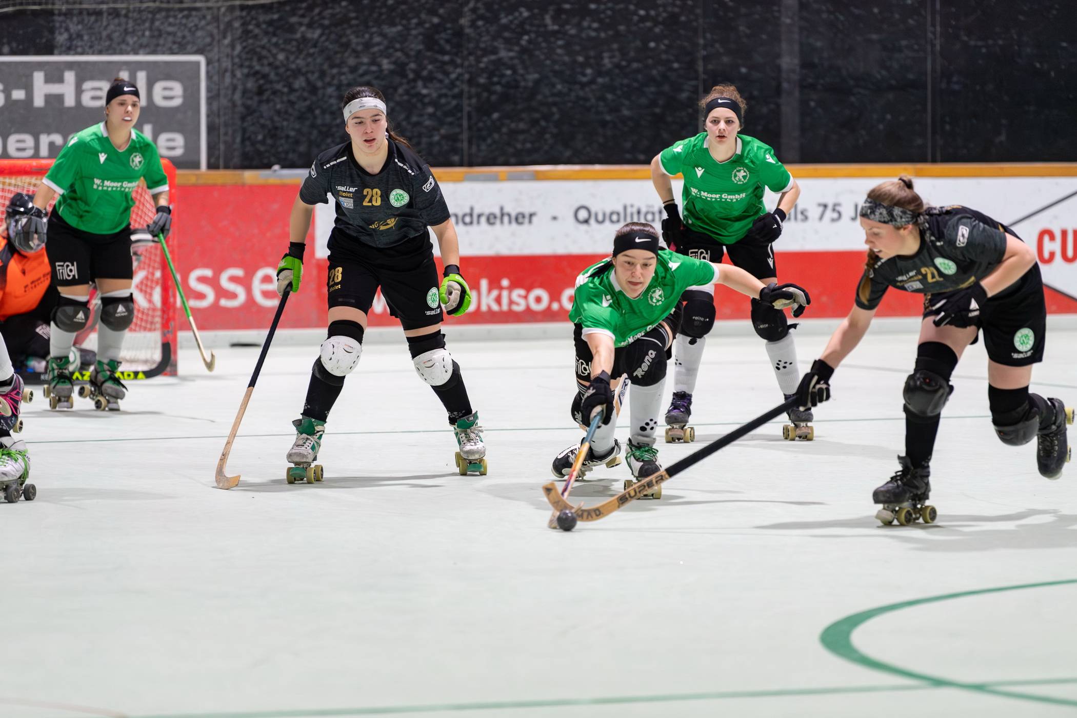 Die „Dörper Cats“ stoppten die Eidgenössinnen erfolgreich.
