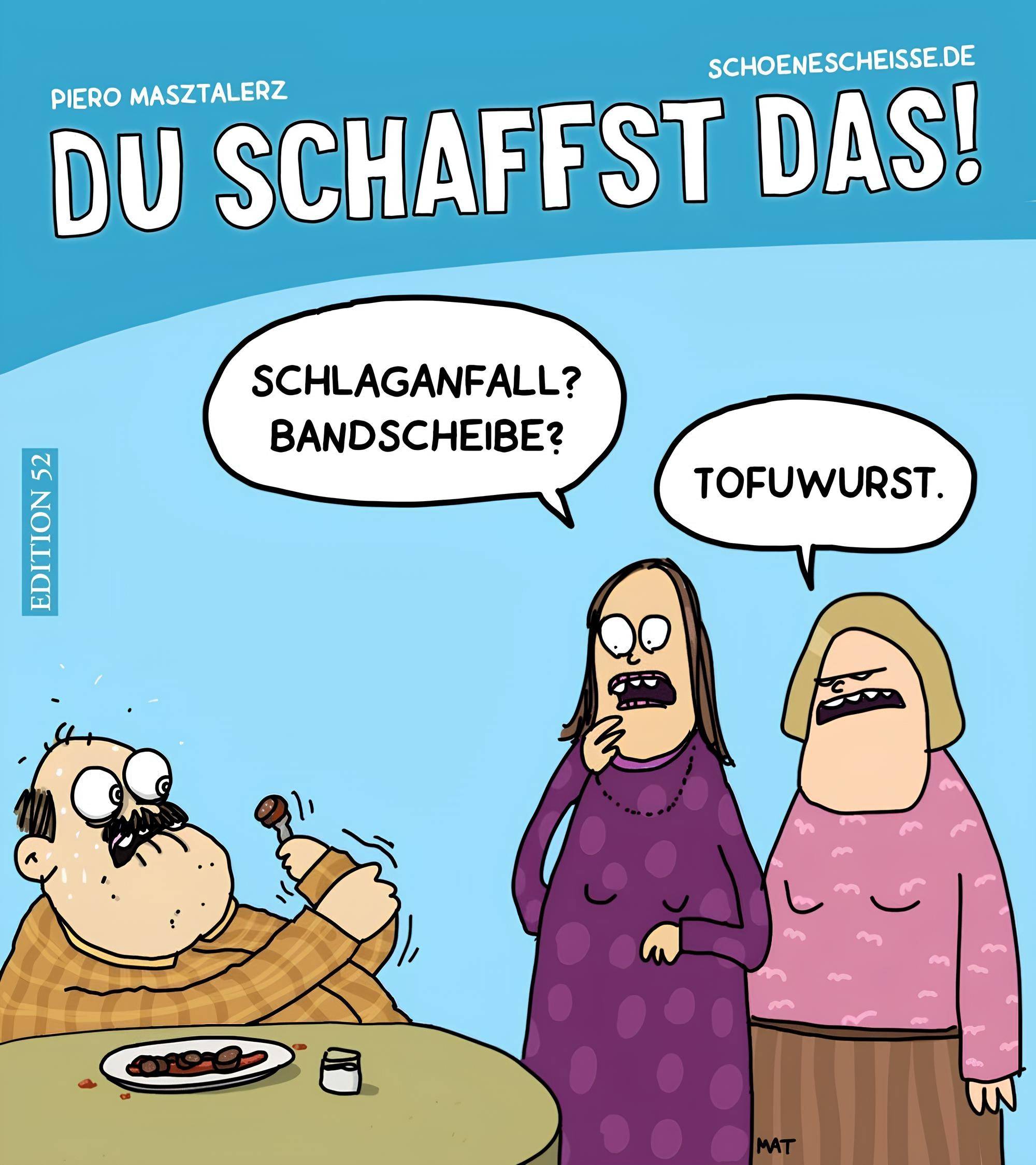 „Du schaffst das“ von Piero Masztalerz ist für zwölf Euro im Wuppertaler Verlag „Edition52“ erschienen.