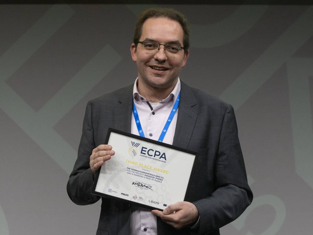 Auszeichnung für den Fakeshop-Finder