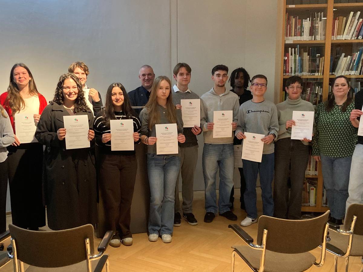 Schülerinnen und Schüler wurden ausgezeichnet