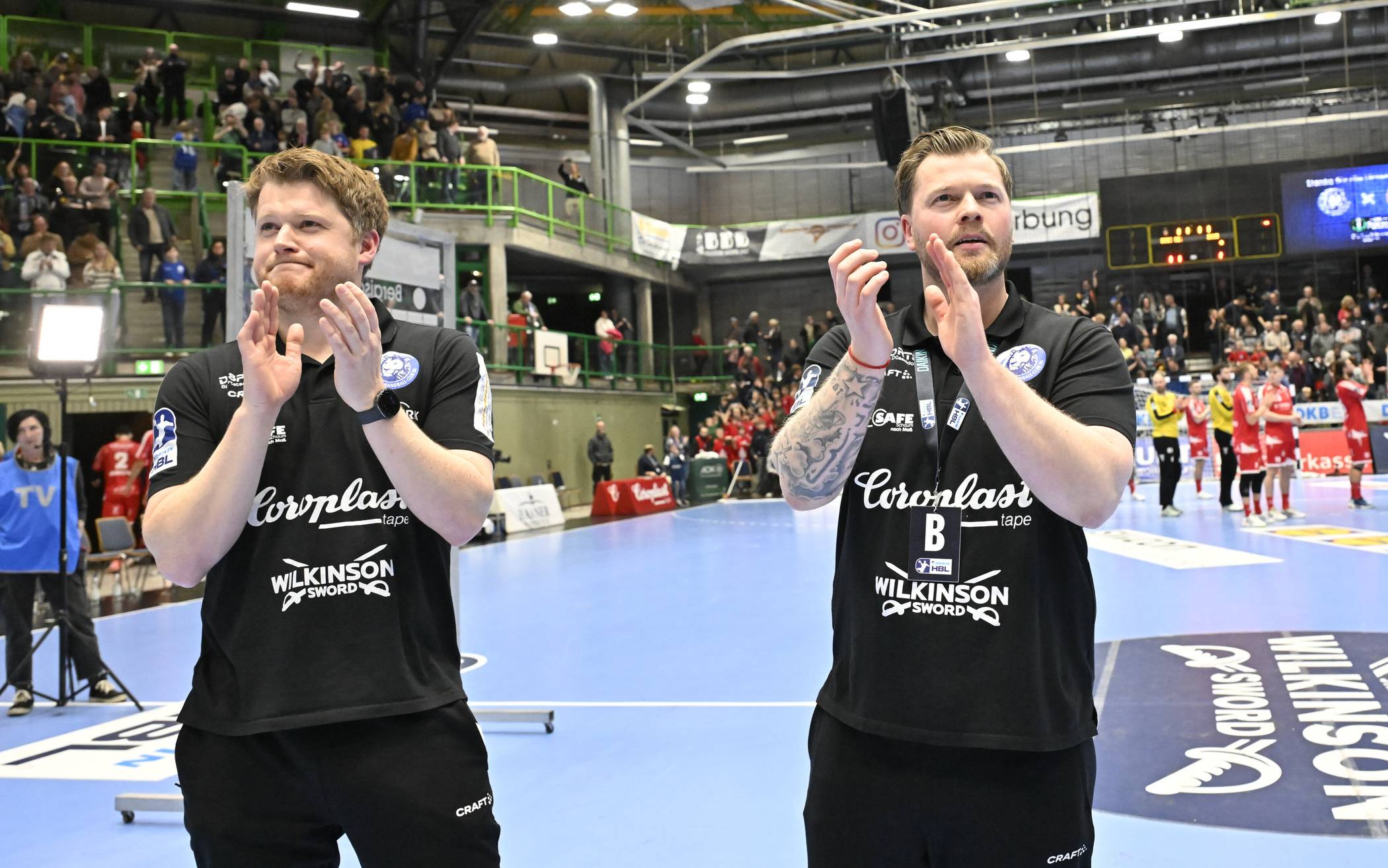 Die BHC-Trainer Markus Pütz (li.) und