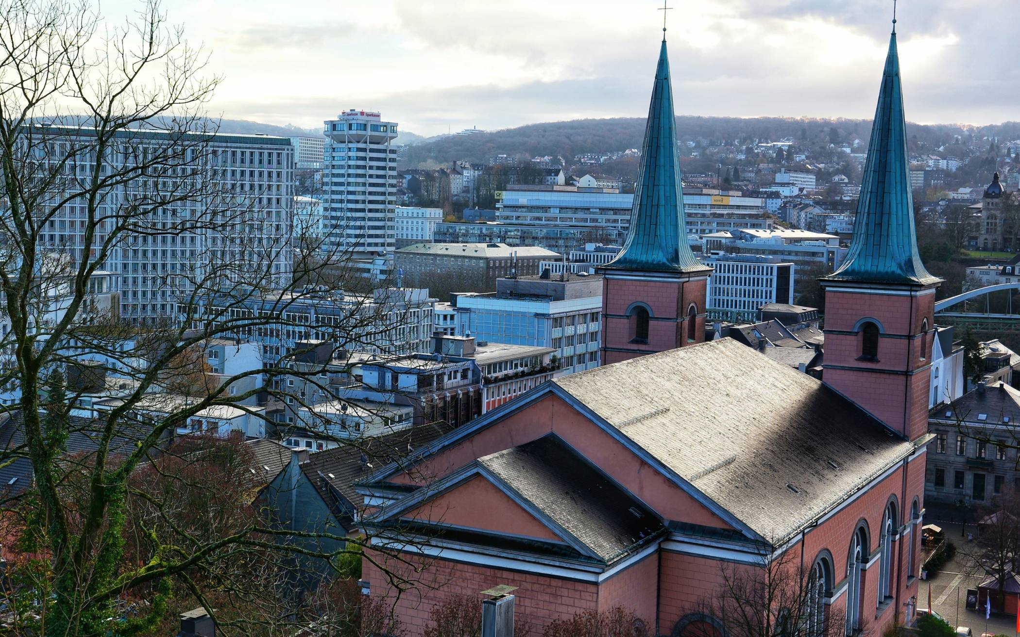 Die Rückseite der Basilika minor.