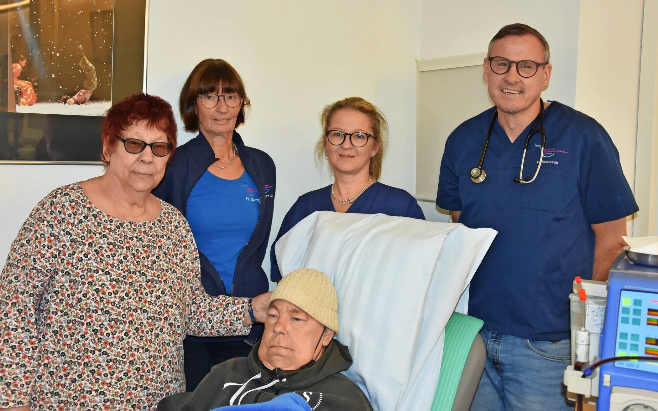 Bei der Dialyse an der Hofaue