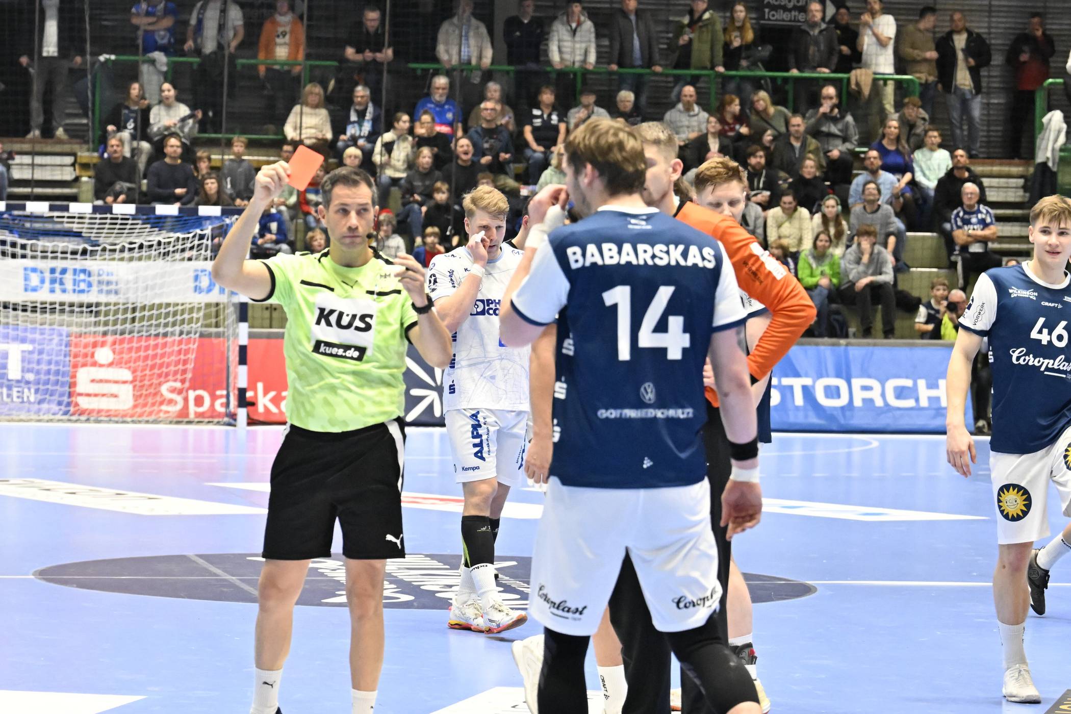 Die rote Karte war eine Schlüsselszene.