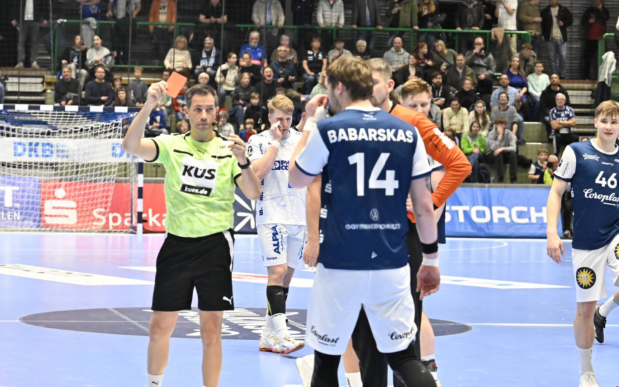 Die rote Karte war eine Schlüsselszene.