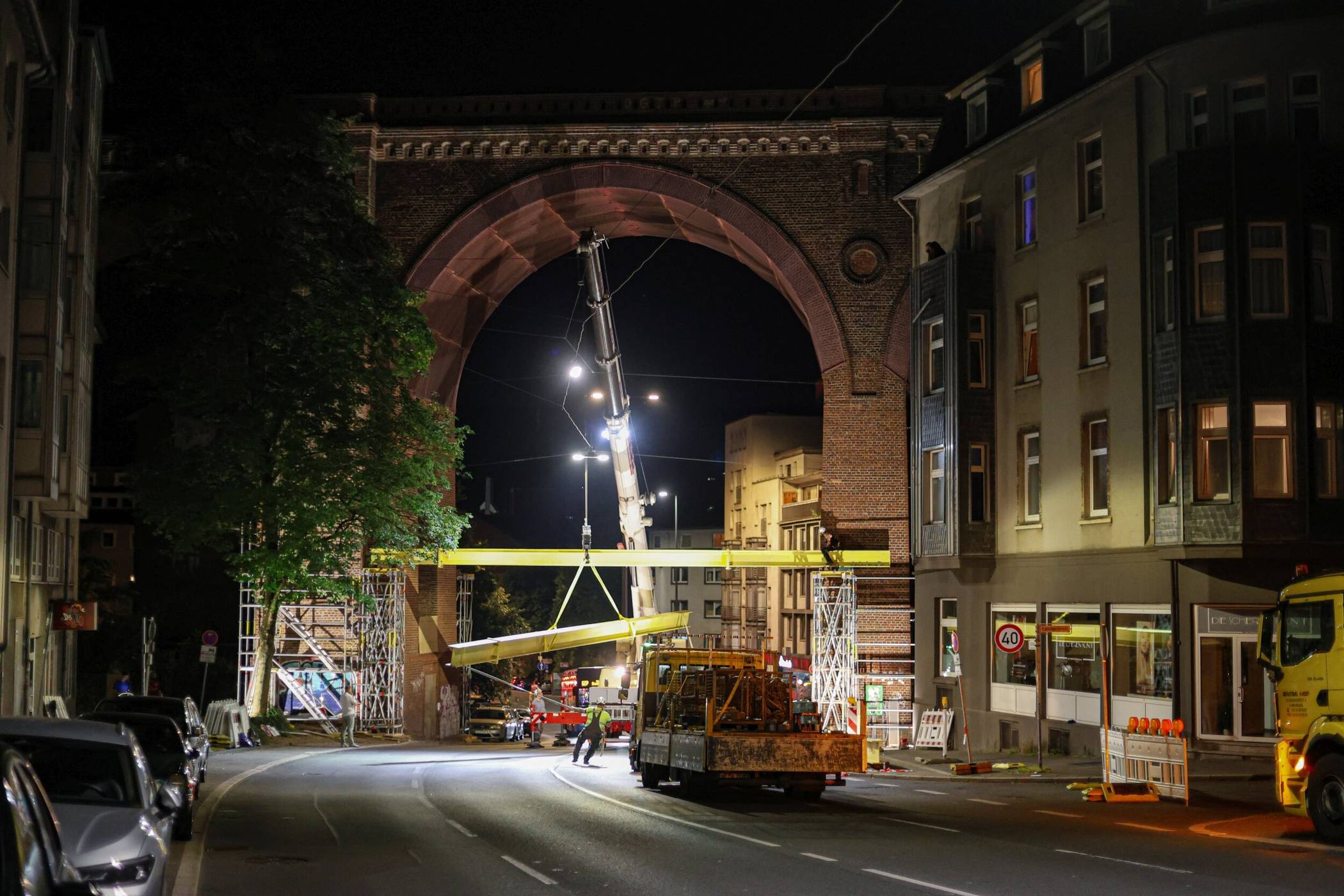  Die Bauarbeiten im Juni 2025. 