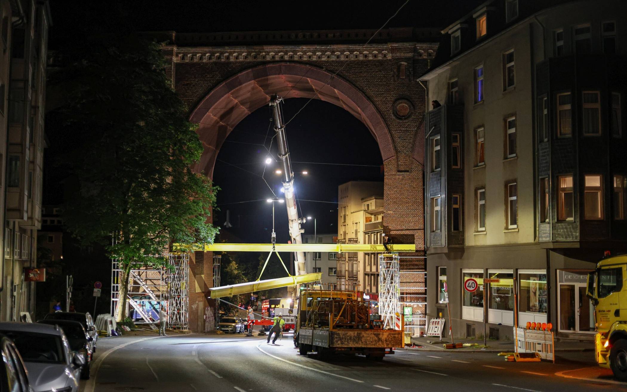 Die Bauarbeiten im Juni 2025.