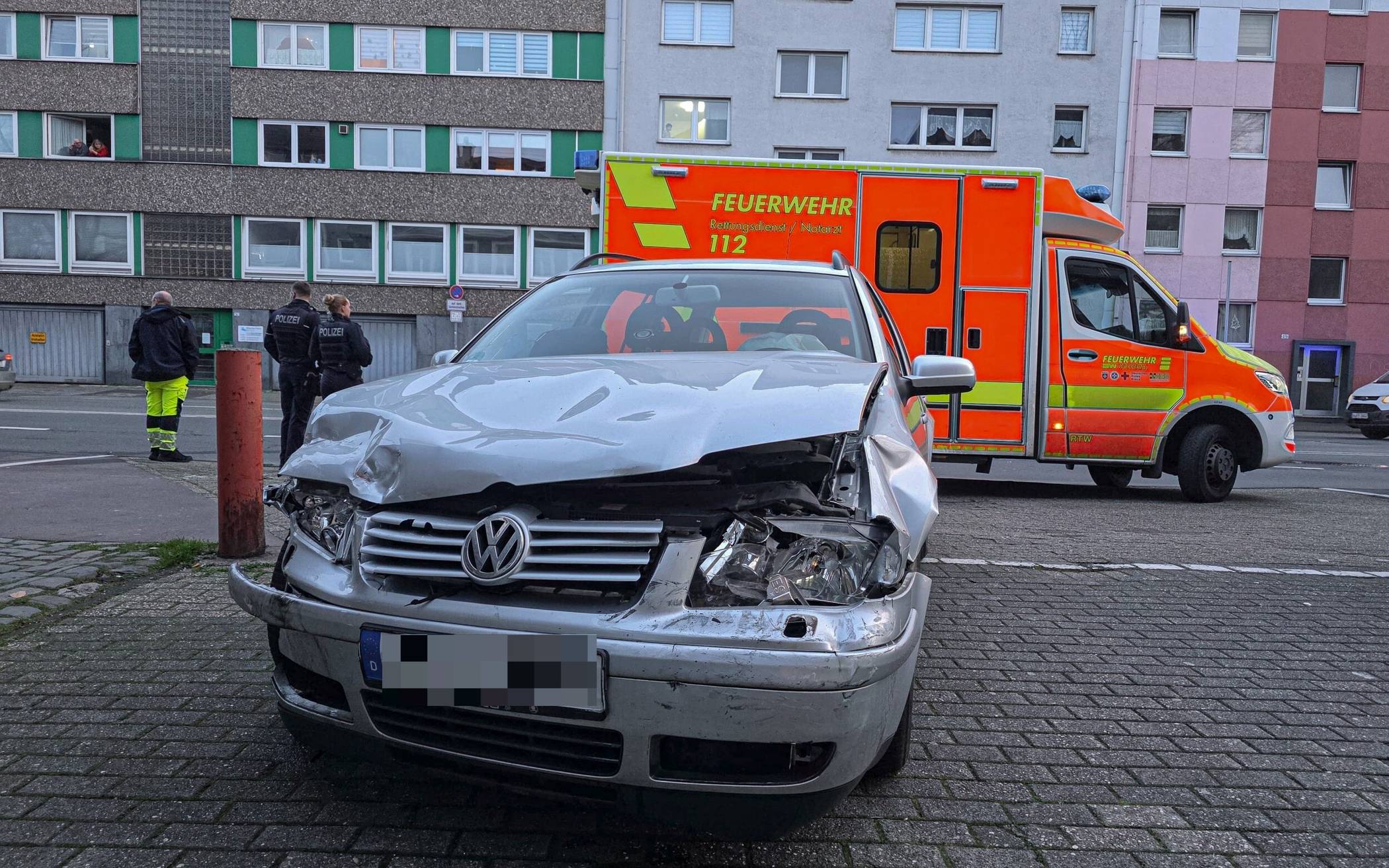 Staus nach Unfall auf B7
