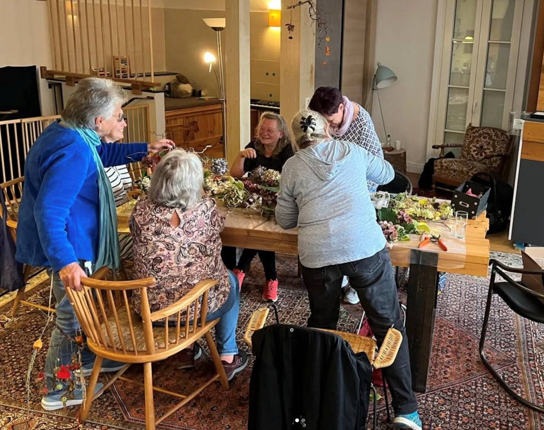 Der Bastelnachmittag im „Freiraum“.