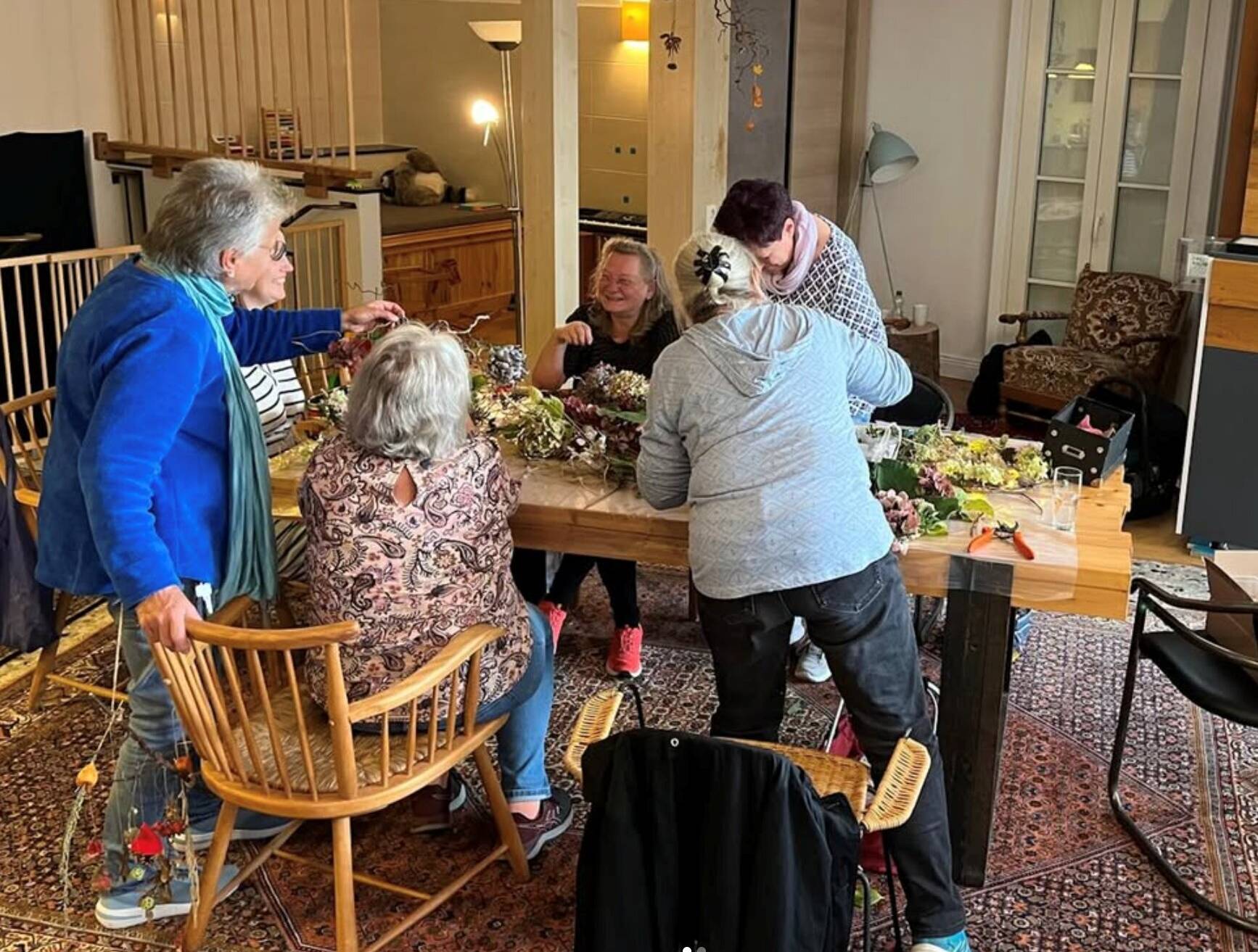 Der Bastelnachmittag im „Freiraum“.