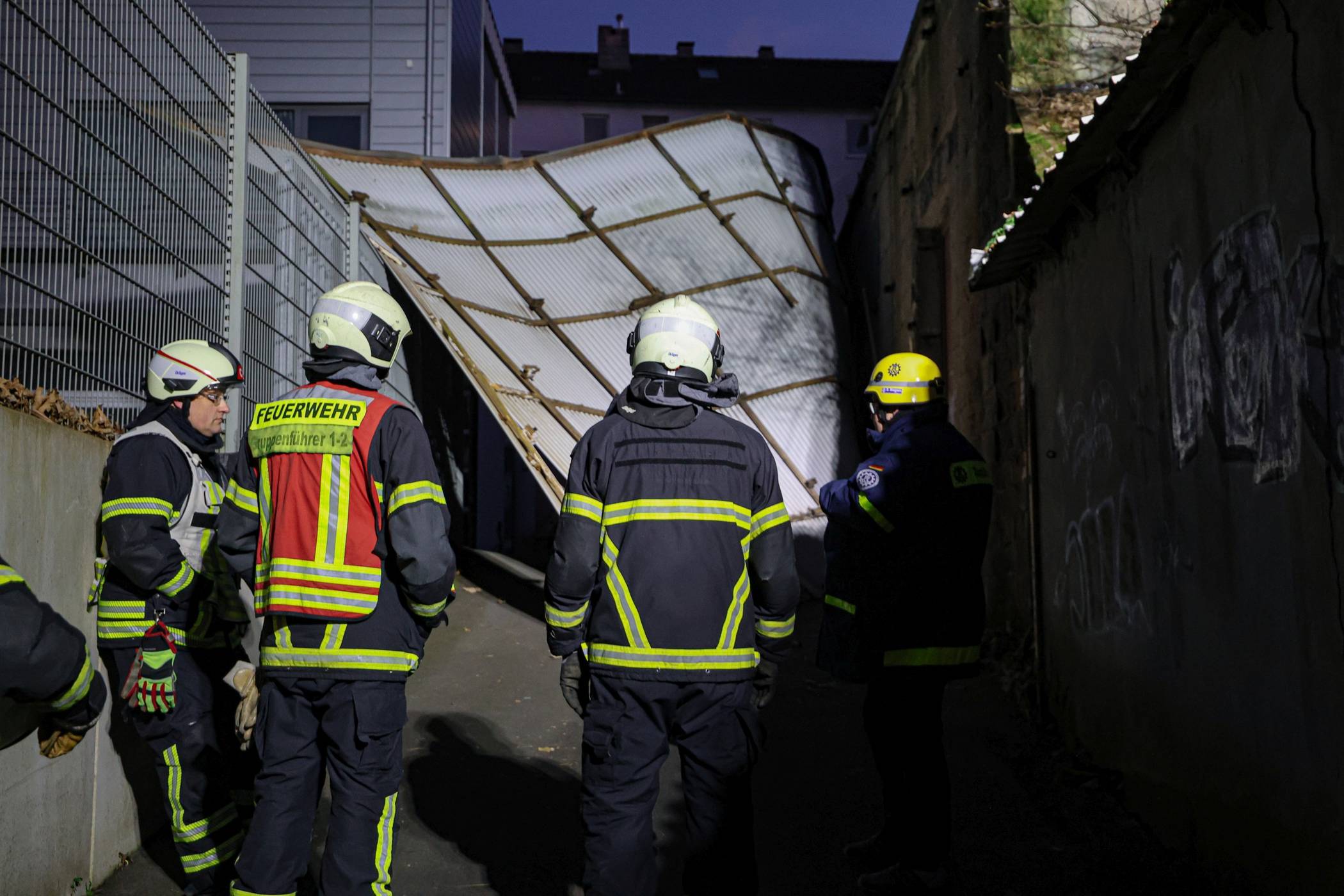 Der Weg war versperrt.