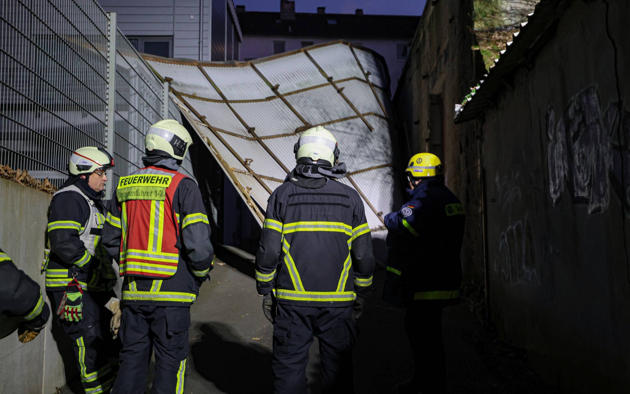 Der Weg war versperrt.