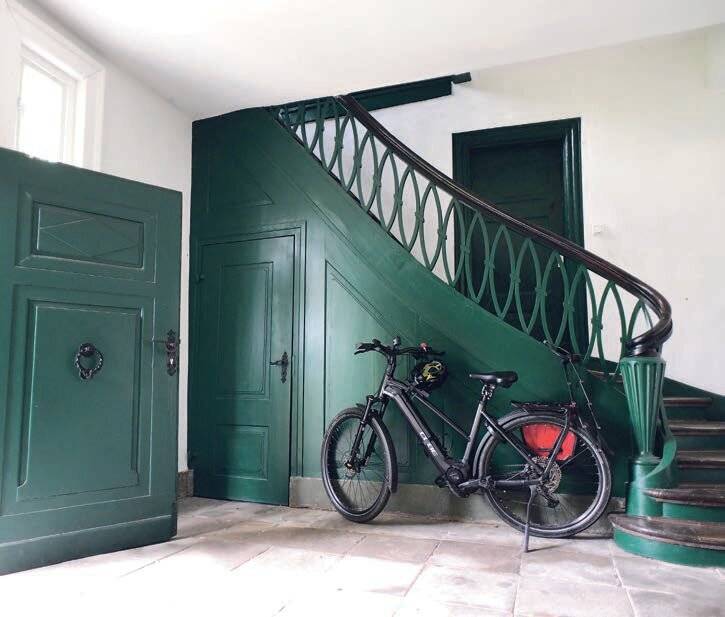 Weitsicht: Im historischen Haupteingang ist auch Platz für ein...