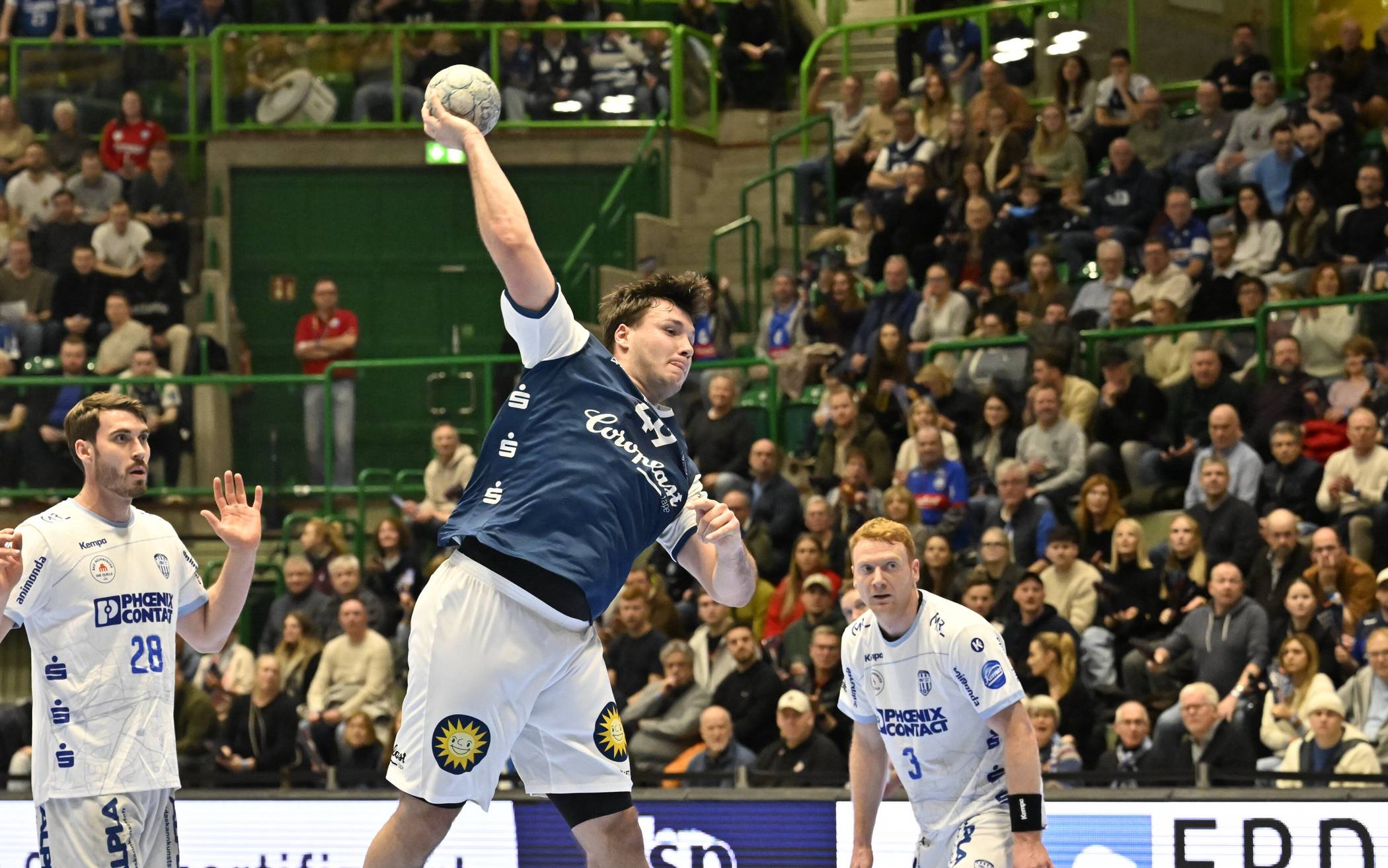 Aron Seesing beim Wurf (Archivbild).