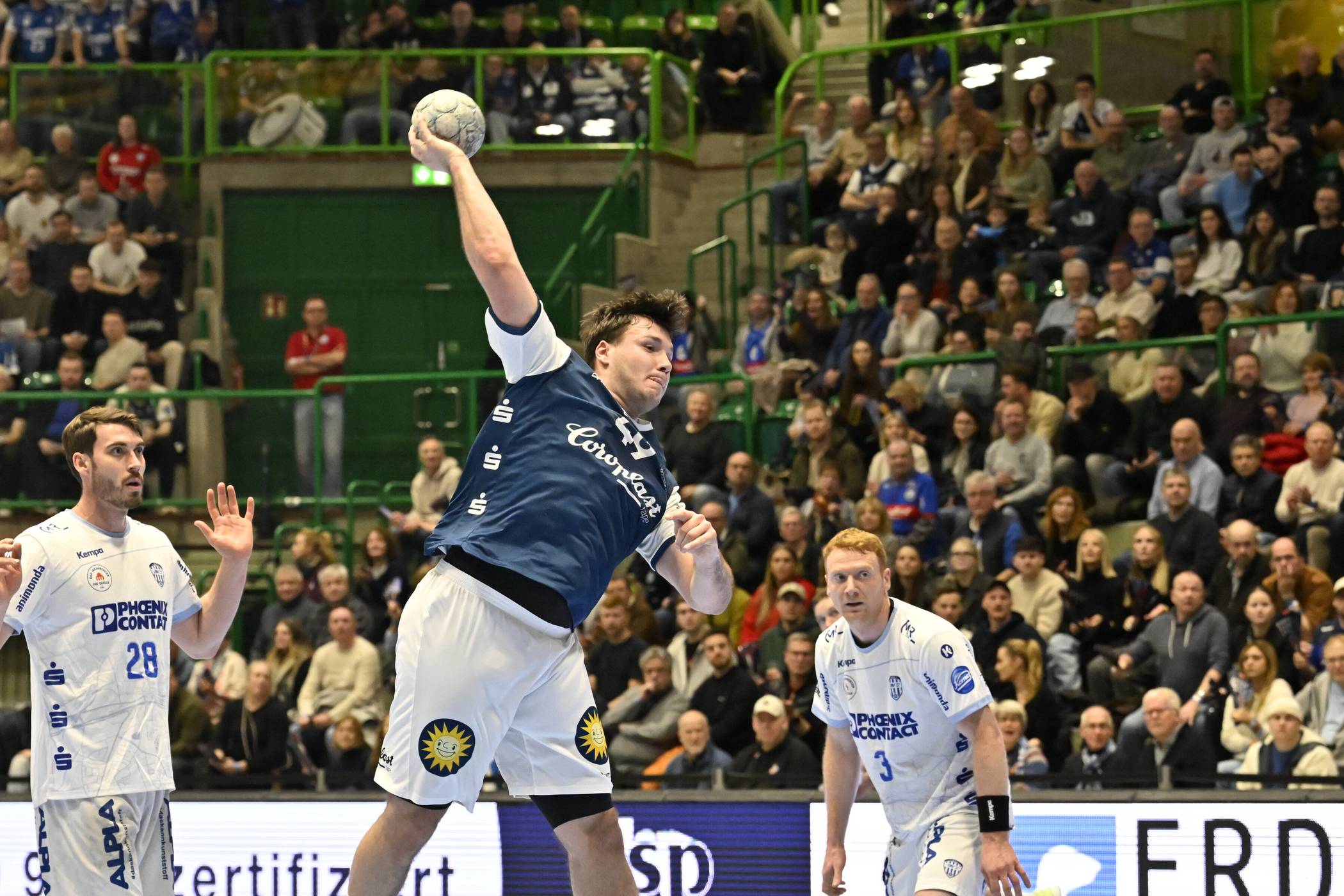 Aron Seesing beim Wurf (Archivbild).