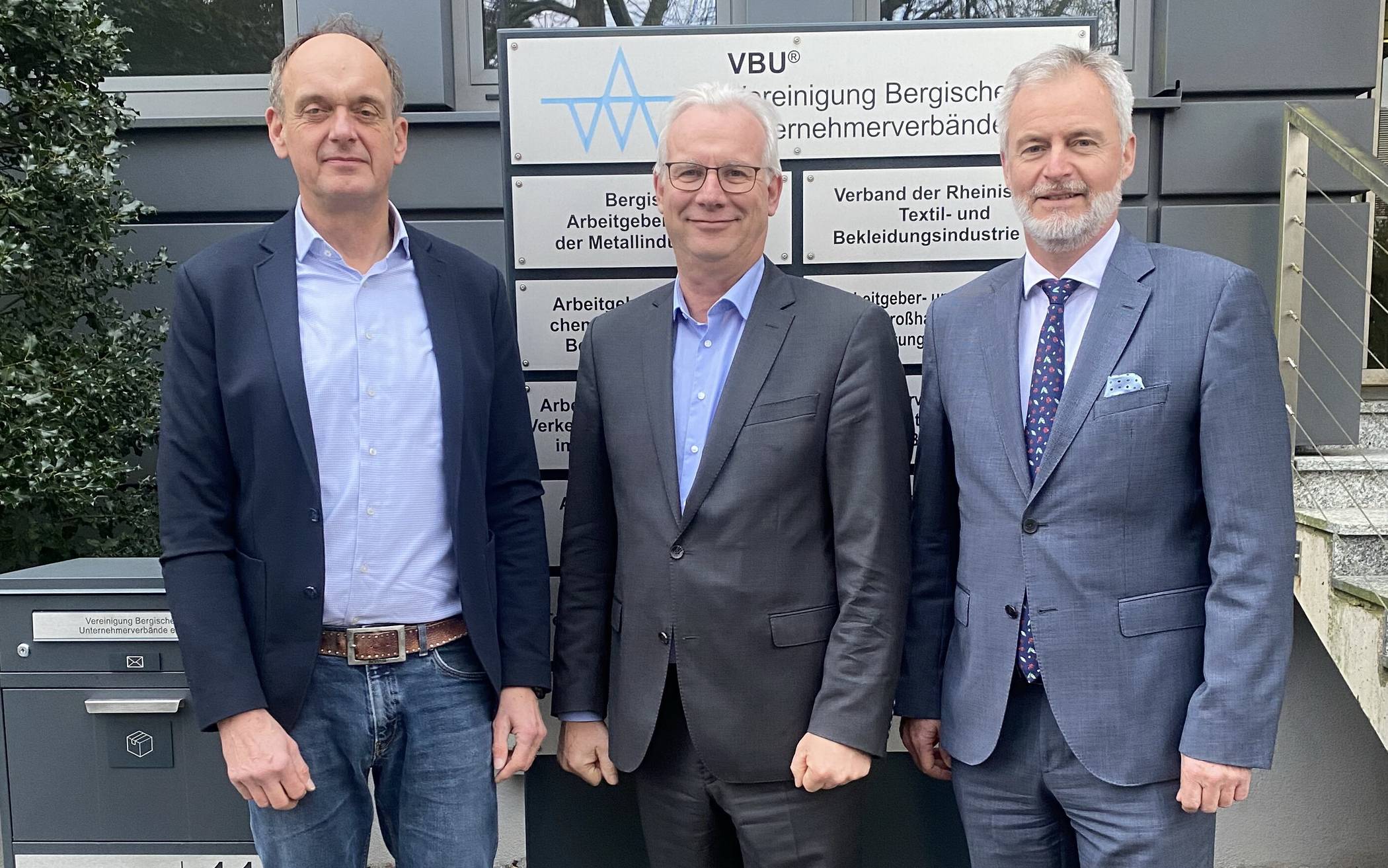 Michael Vitz (li.), Michael Schwunk und