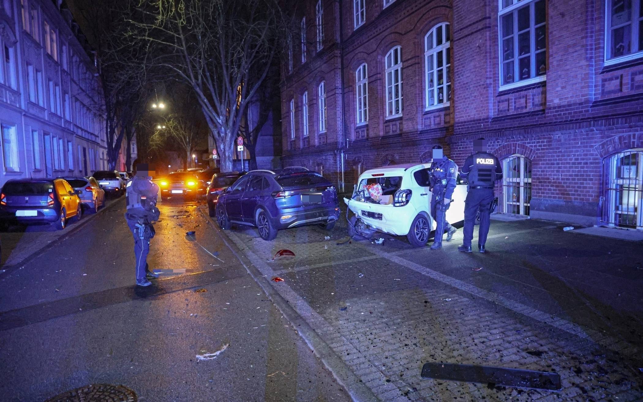 Die Polizei hatte einiges ztu tun