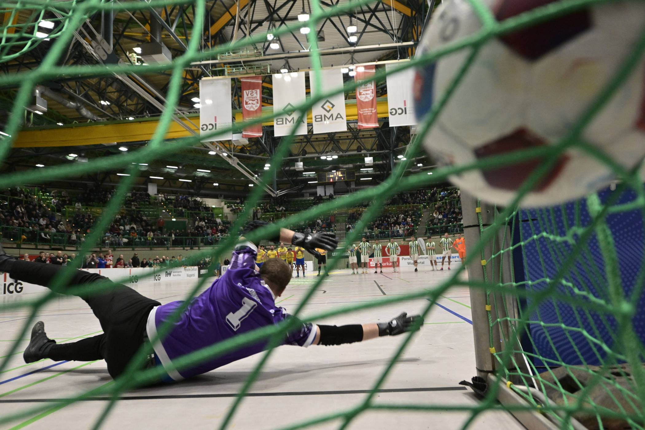  Blick in die Uni-Halle beim Turnier im Januar 2025. 