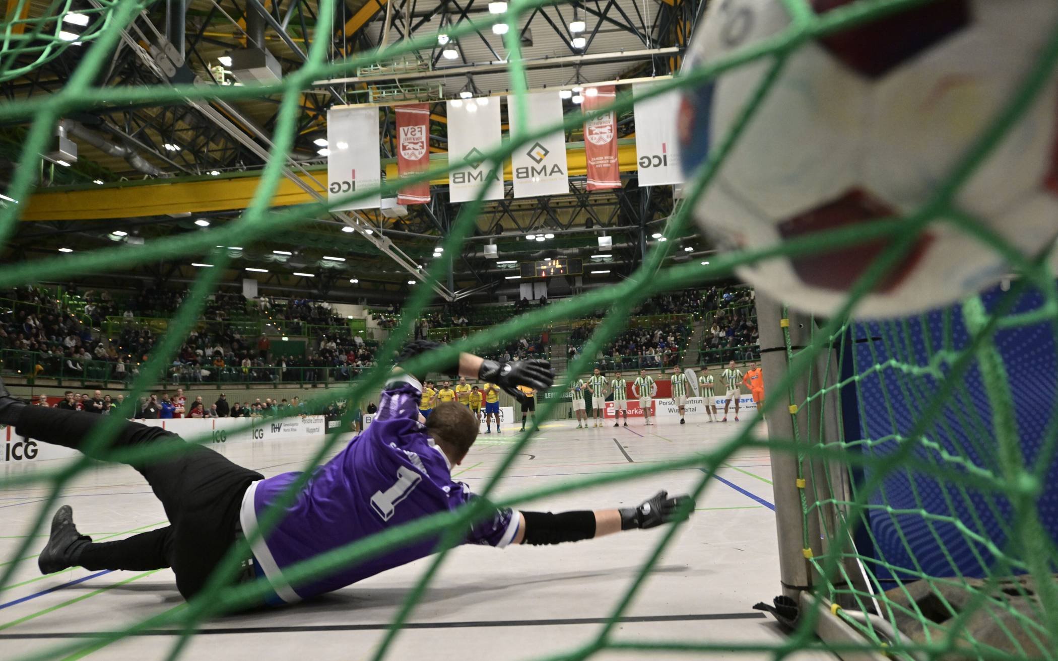 Blick in die Uni-Halle beim Turnier