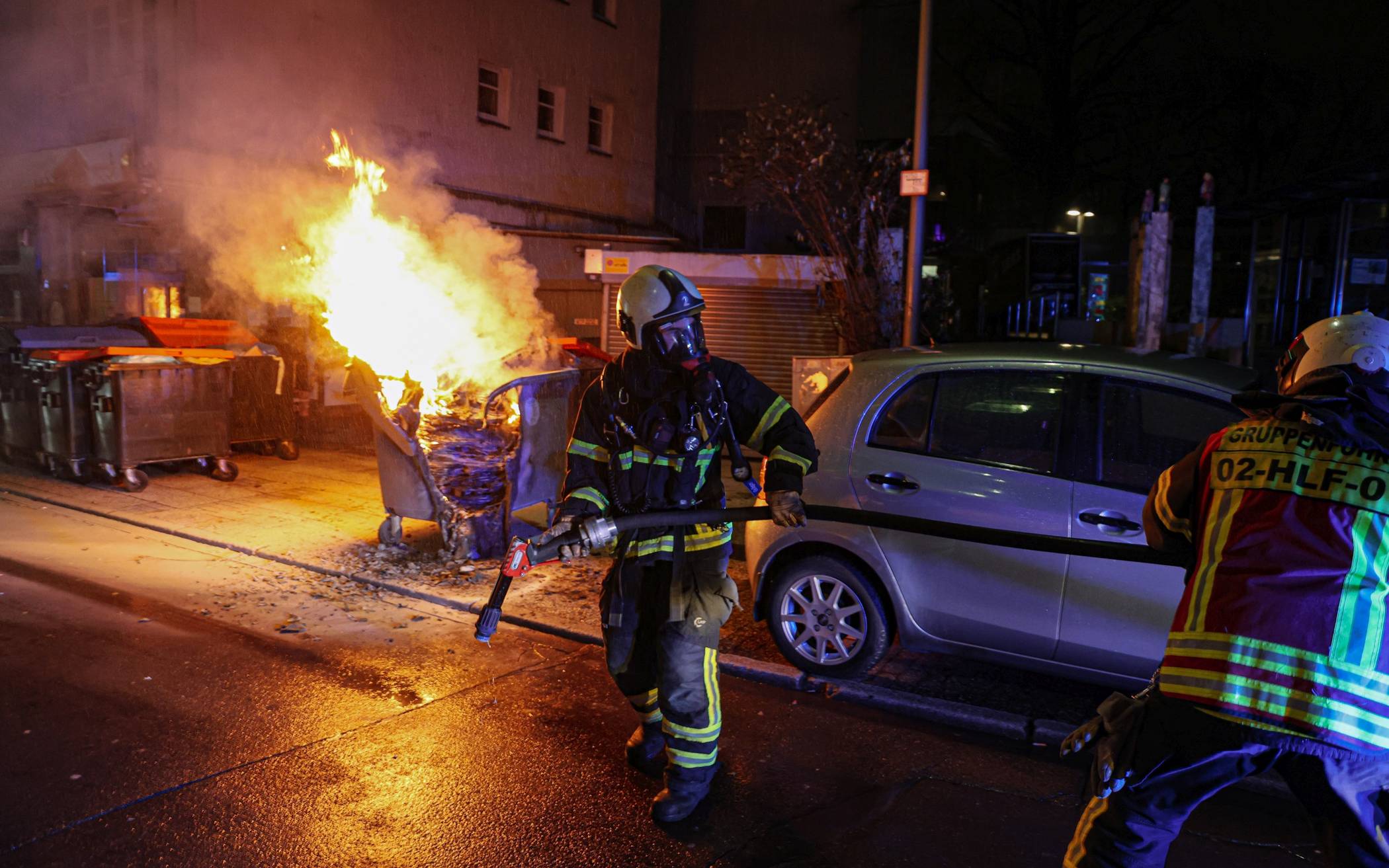 Die Feuerwehr löschte den Brand schnell.