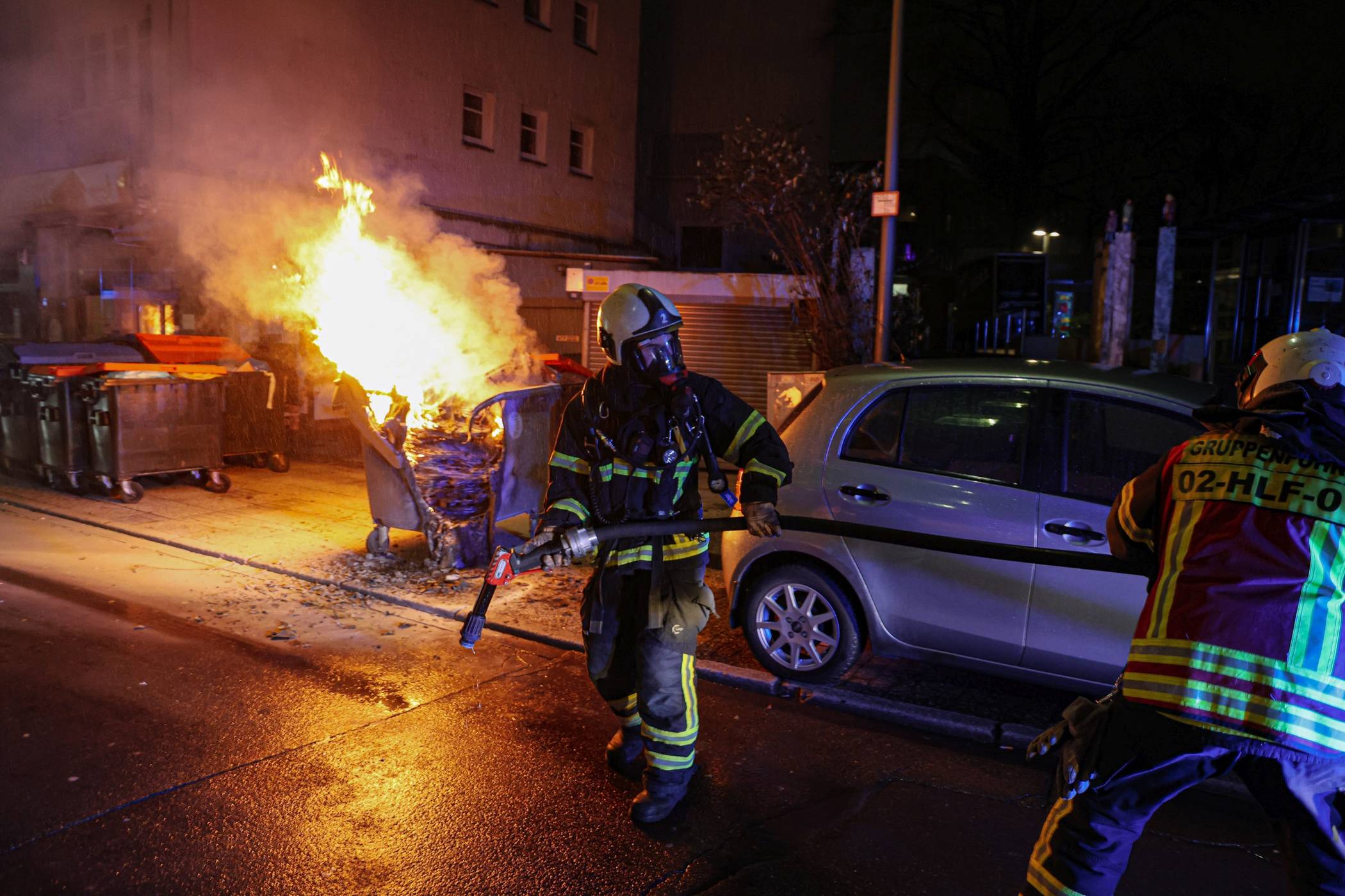 Die Feuerwehr löschte den Brand schnell.