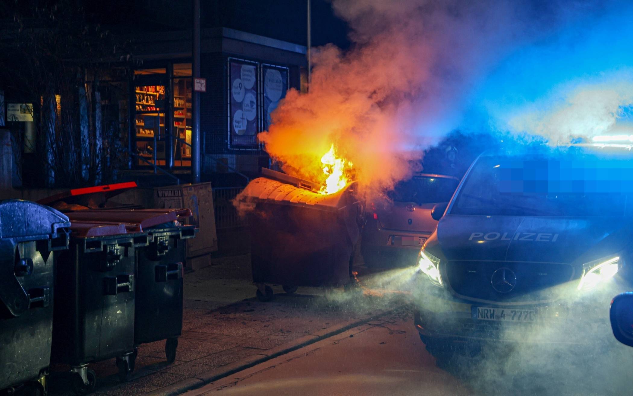 Bilder: Festnahme nach Brandstiftung in Wuppertal