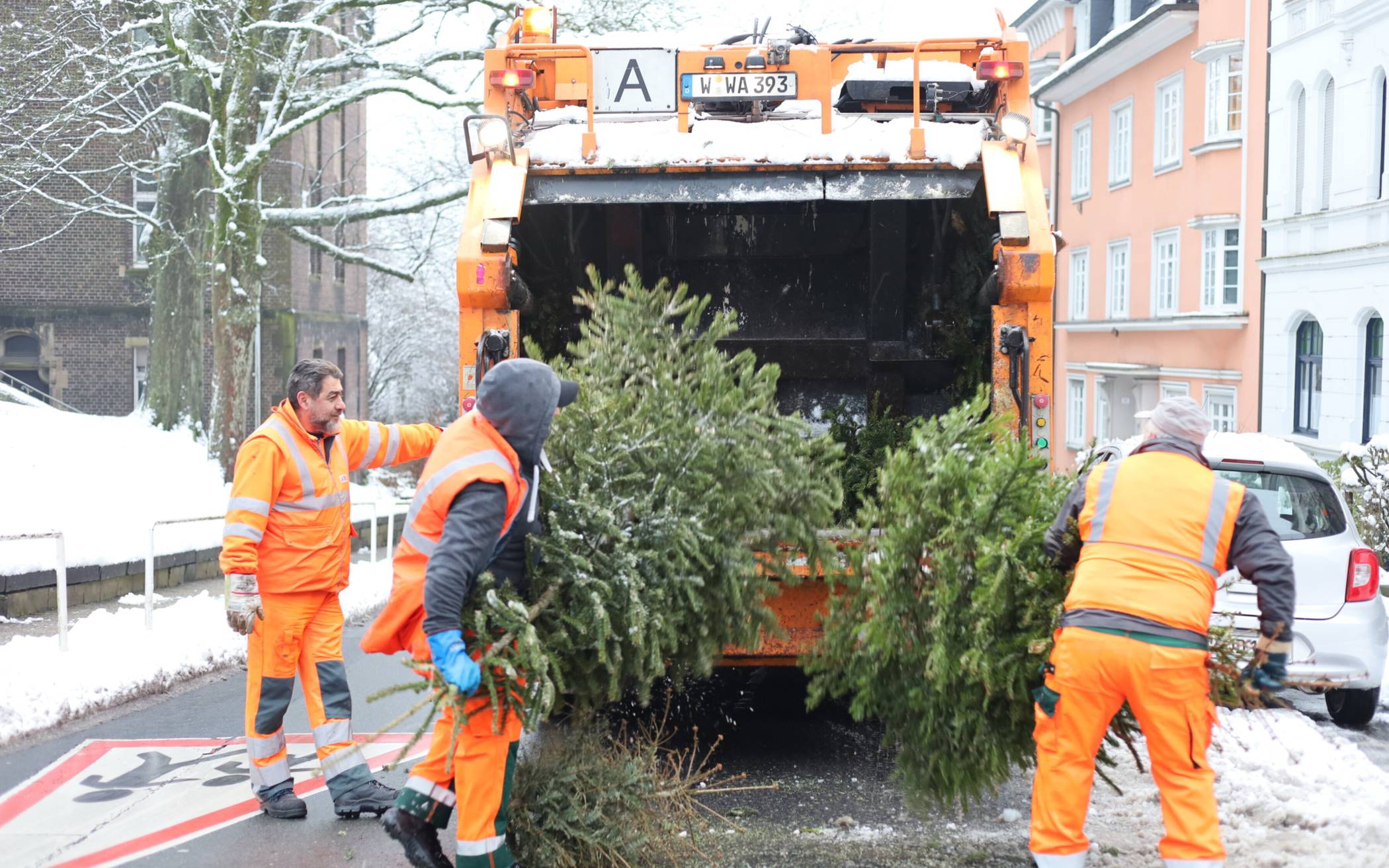 Bei der Aktion im Januar 2025