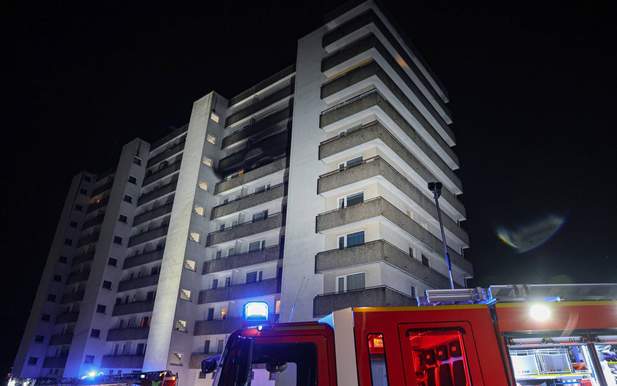 Der Brand im Hochhaus am Mastweg.
