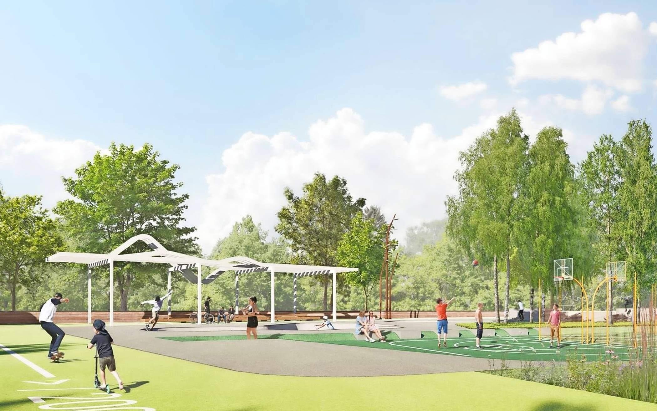 Auf dem Vohwinkeler Tesche-Gelände wird ein