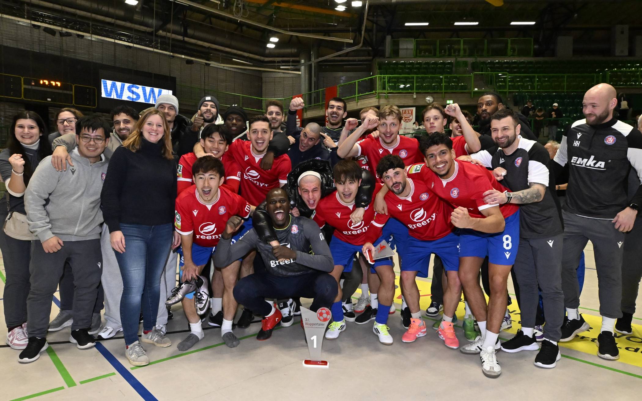 Der WSV feierte den Sieg.
