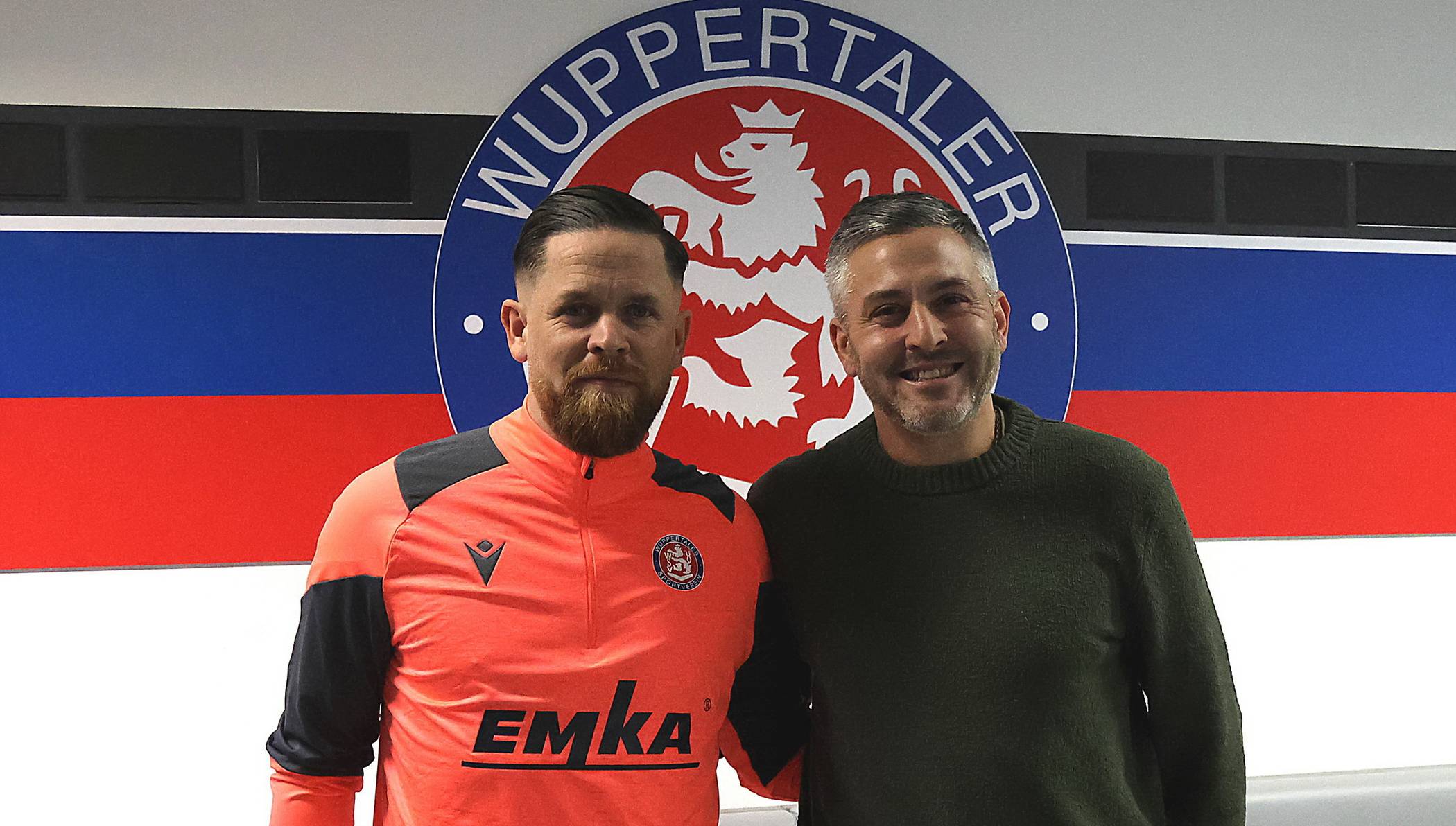 Trainer Mike Wunderlich (li.) und der Sportliche Leiter Gaetano Manno.
