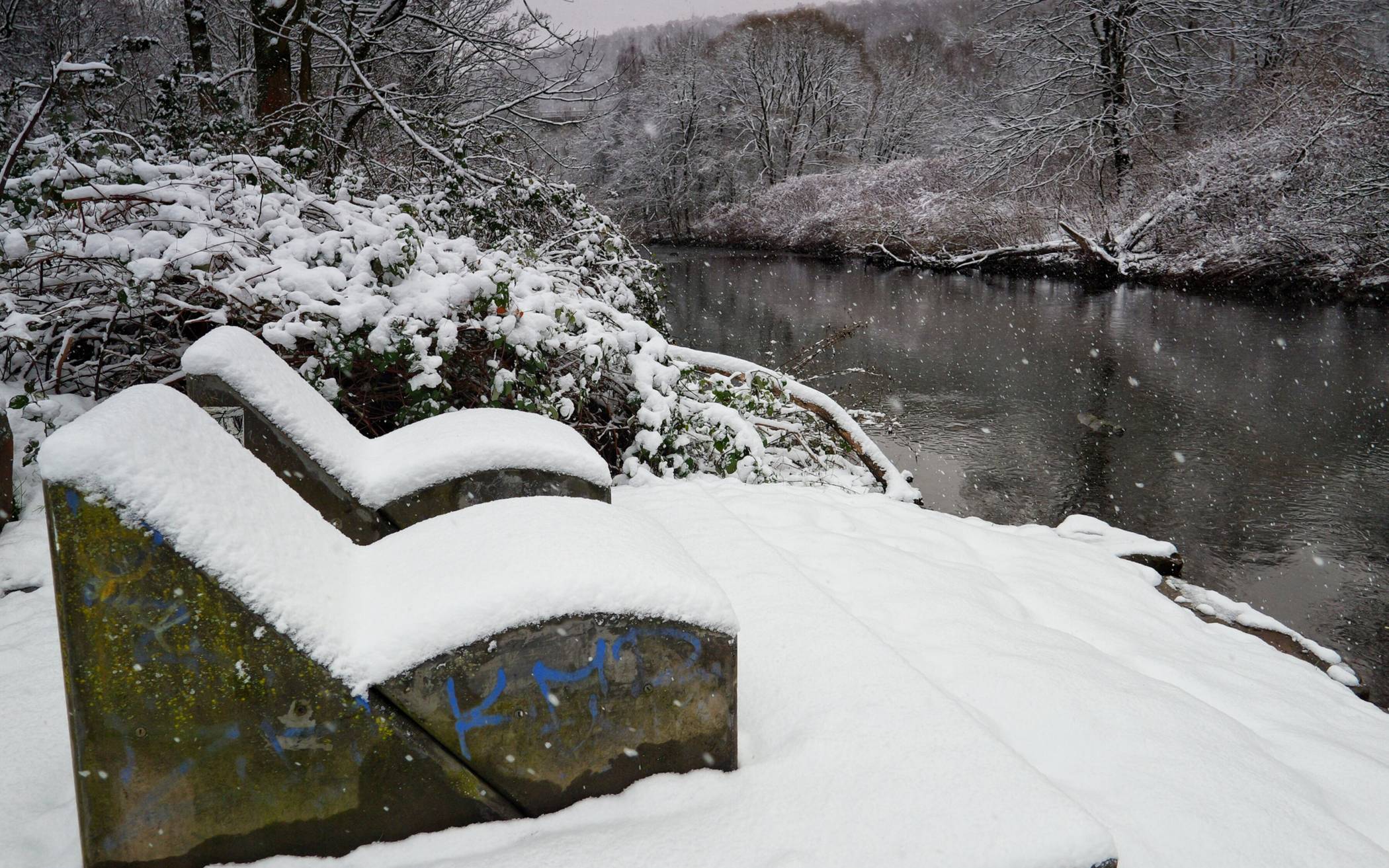 Bilder: Winterwetter in Wuppertal-Vohwinkel