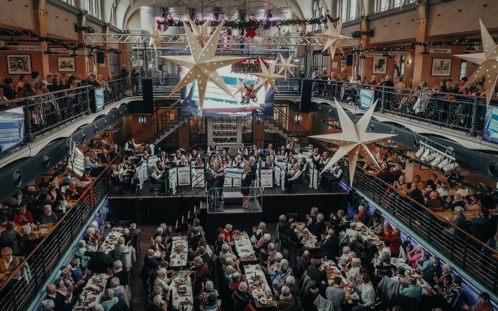 Blick ins Brauhaus beim Neujahrskonzert.