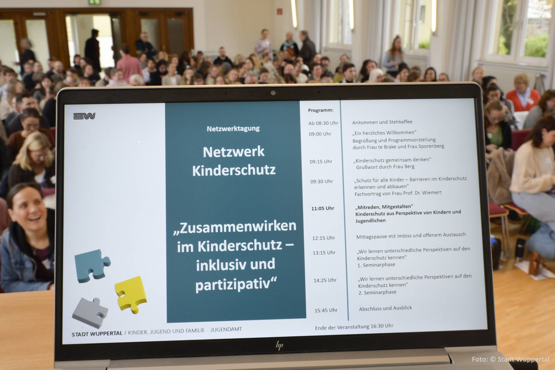  Das Interesse an der Veranstaltung war groß. 