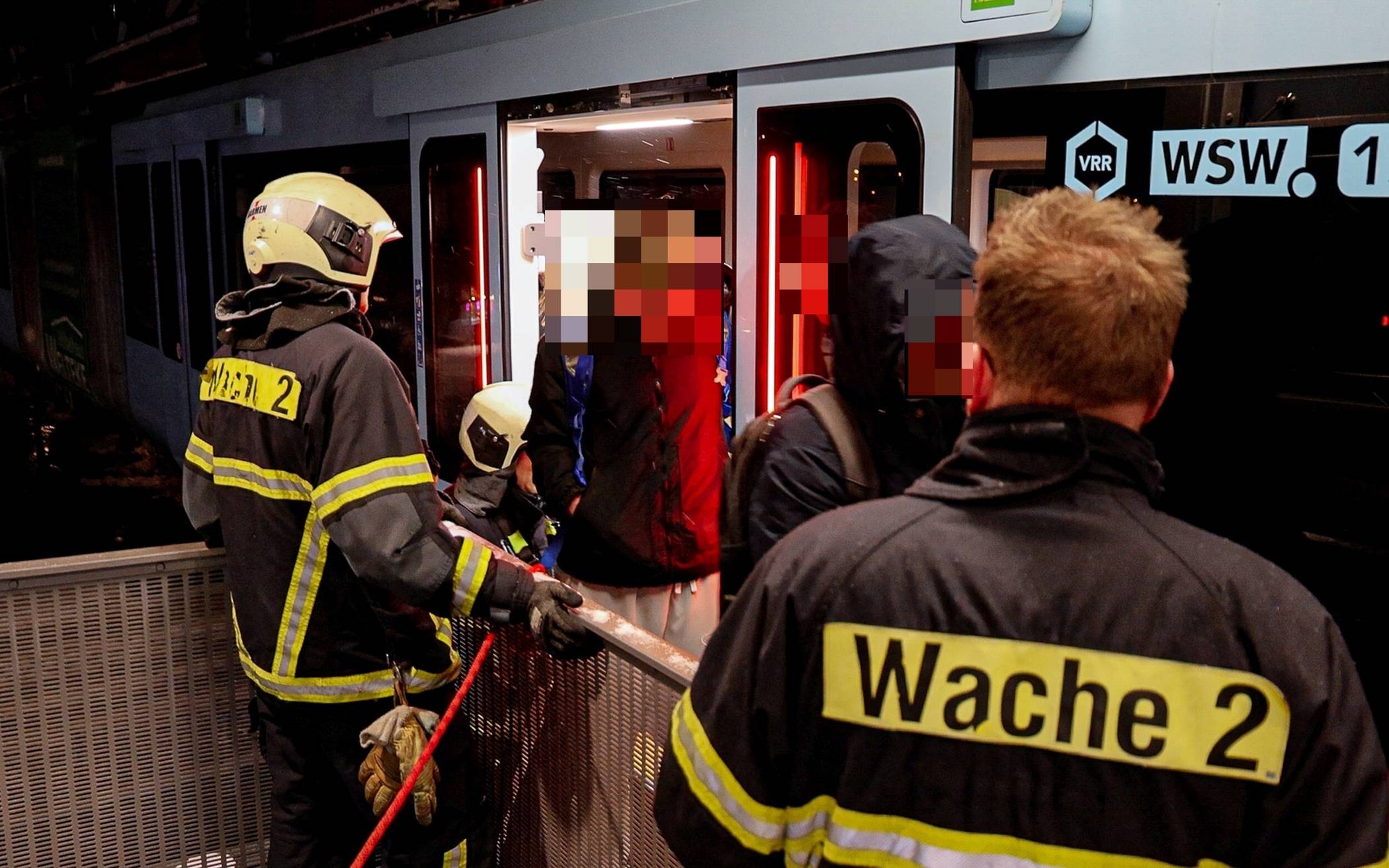 Der Schwebebahn wurden sicher auf den