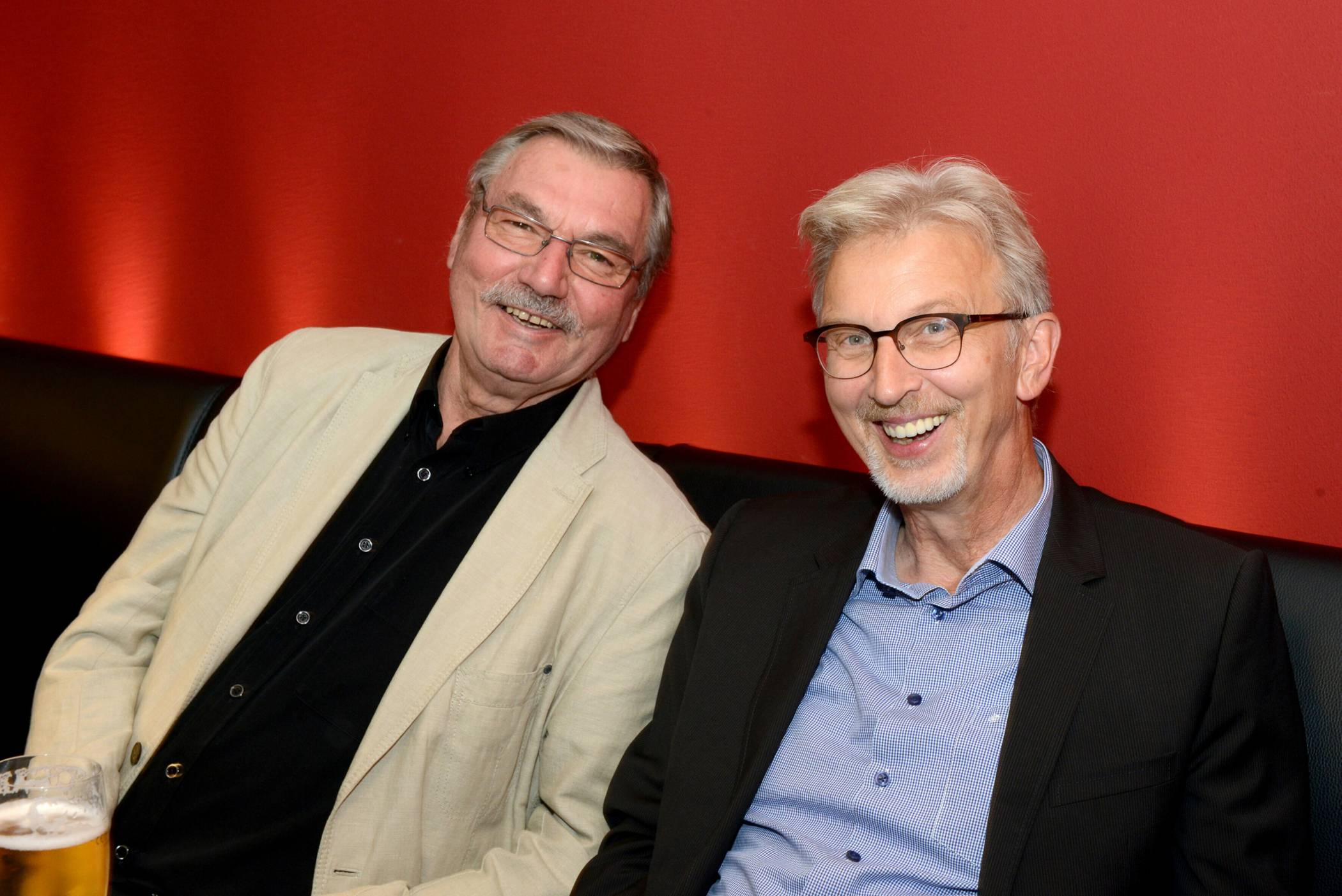  Kurt Keil (li.) mit dem ehemaligen Rundschau-Redaktionsleiter Hendrik Walder. 