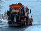 Der Winterdienst ist im Dauereinsatz.
