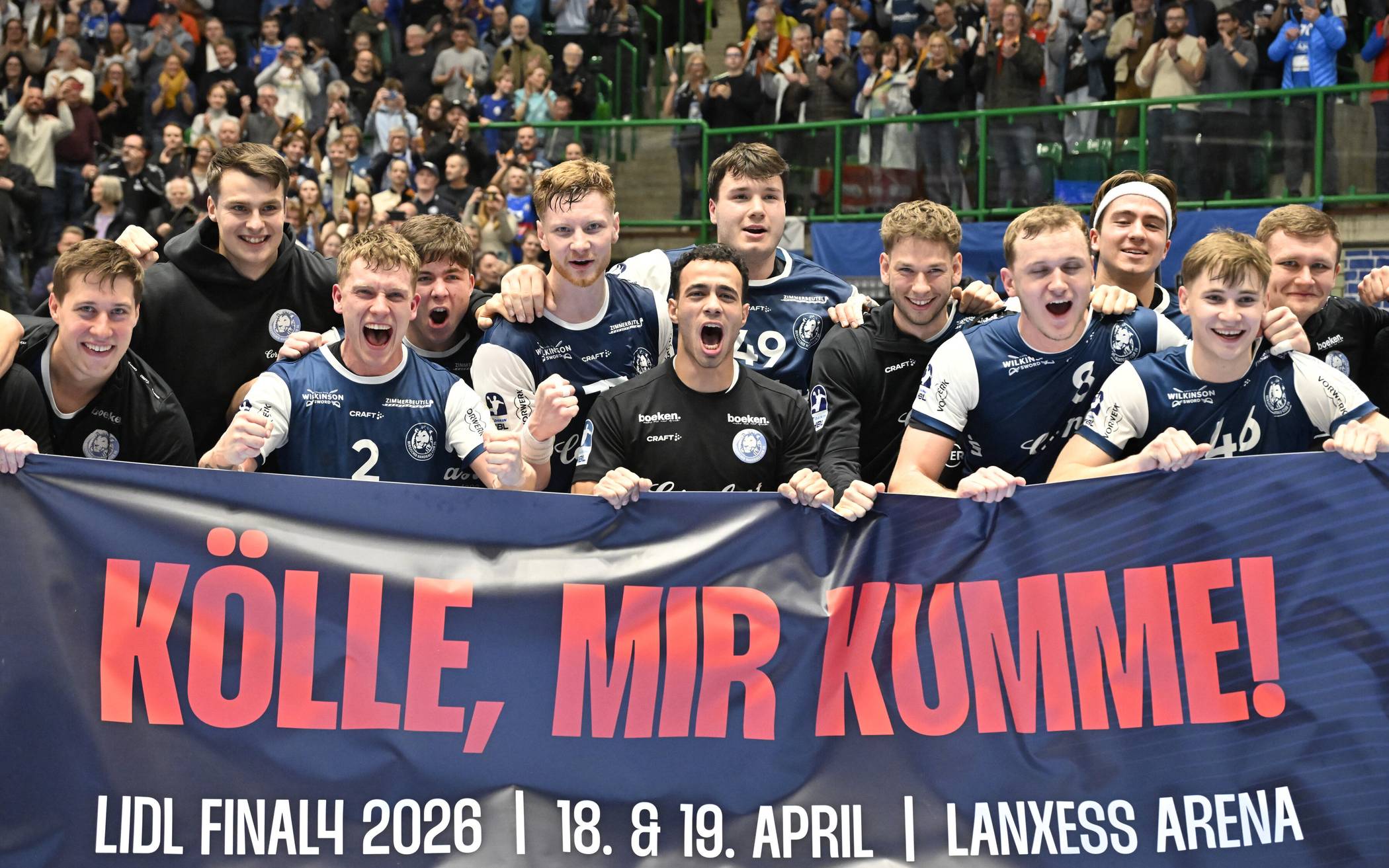 Der Jubel nach dem Sieg im