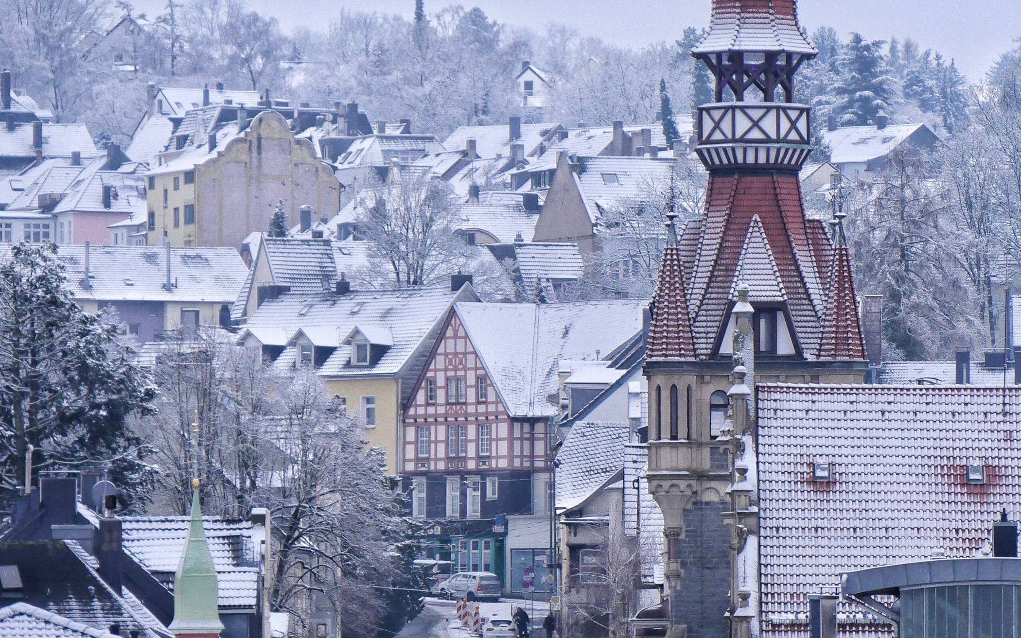 Bilder: Winter in Vohwinkel im Januar 2026