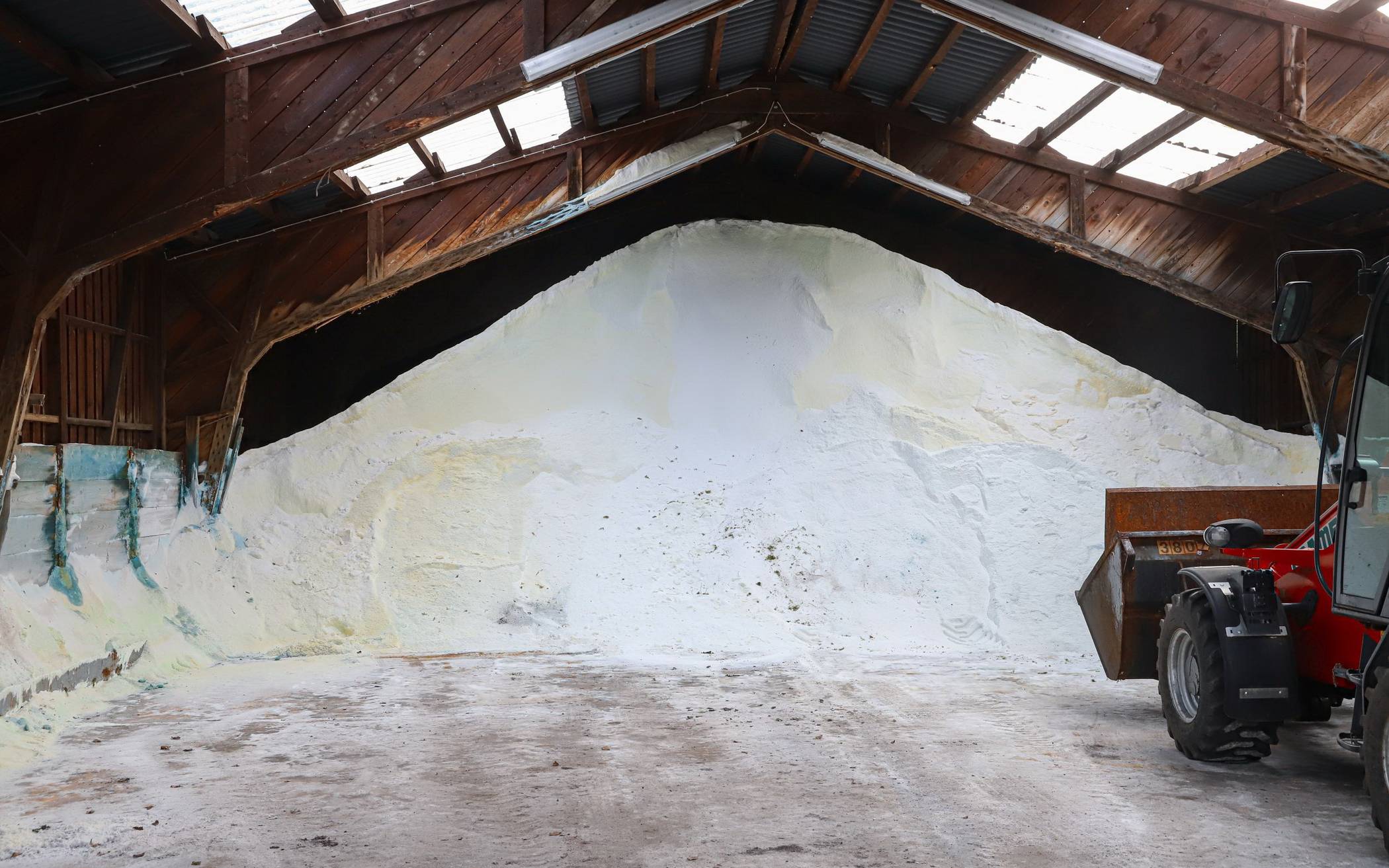 Streusalz-Lager des ESW (Archivbild).