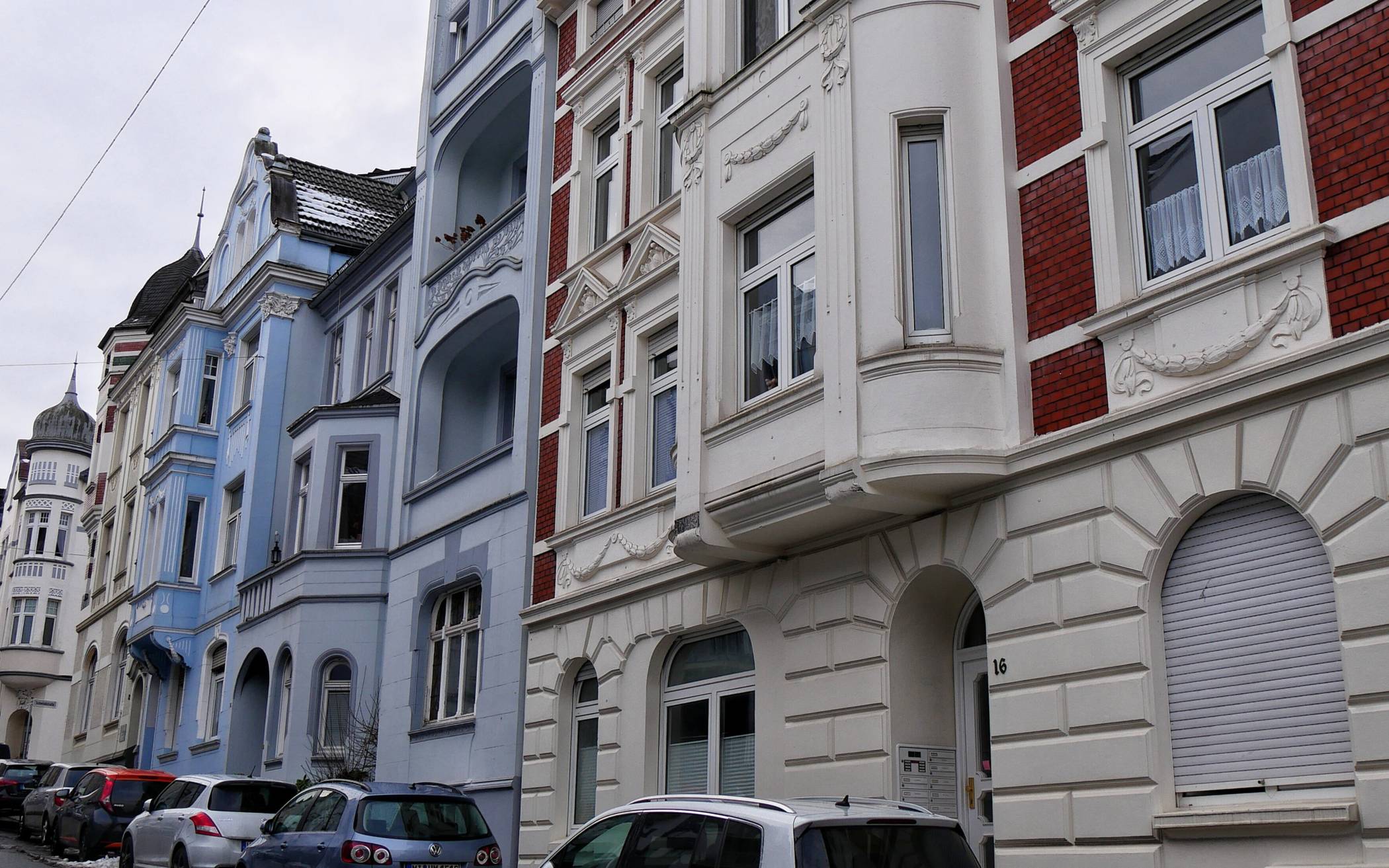 Häuser in der Spitzwegstraße.