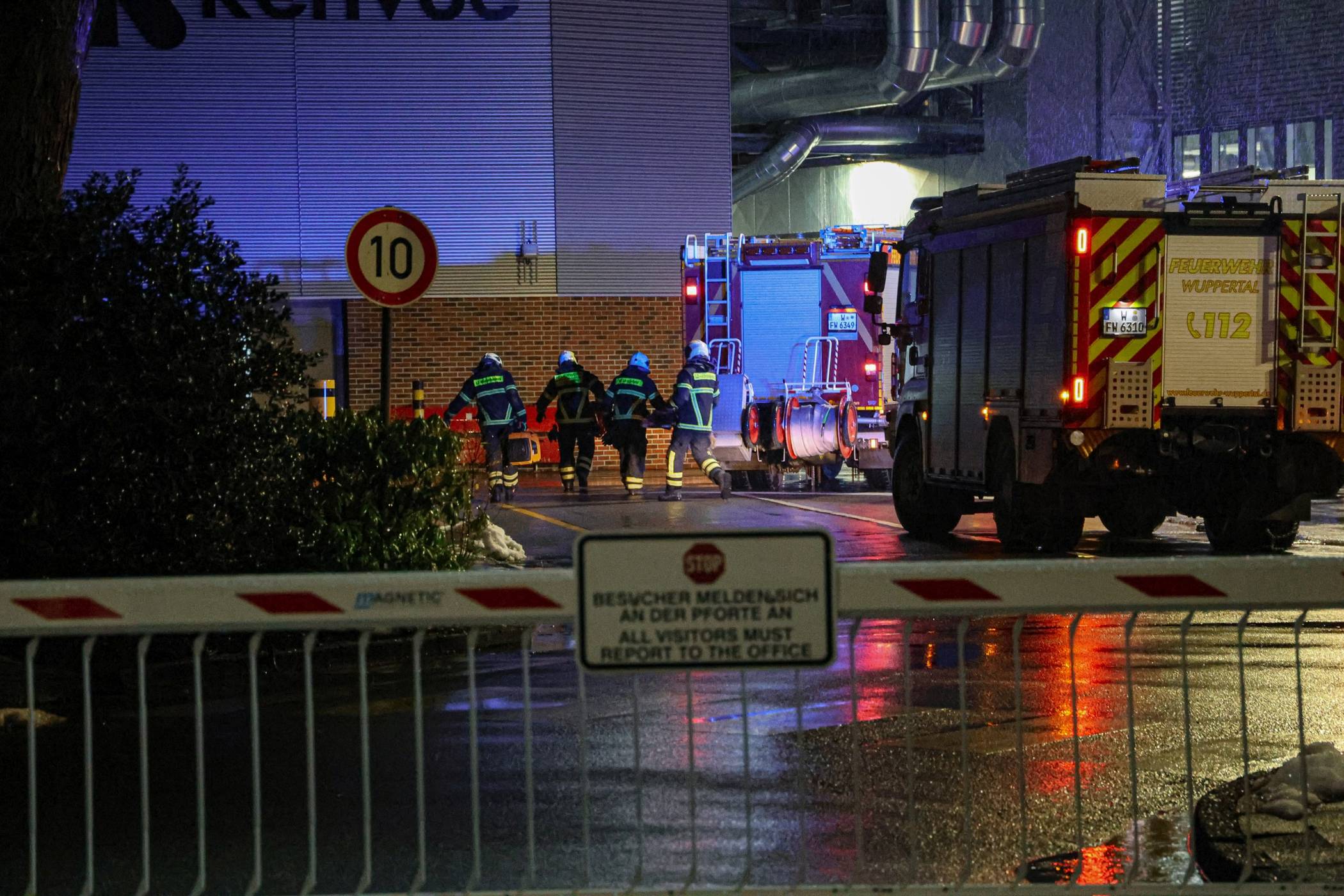 Die Feuerwehr war schnell vor Ort.