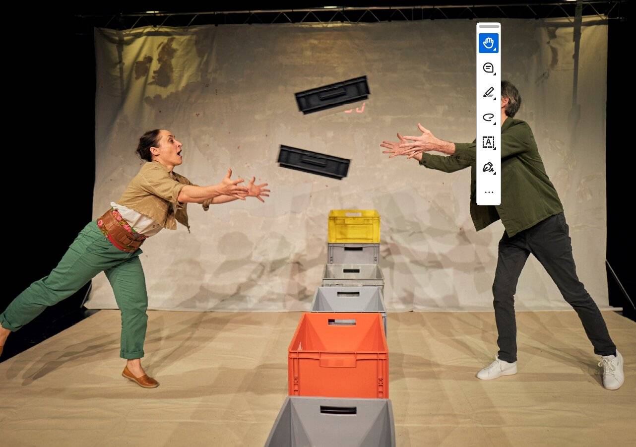 Szene aus dem Stück.