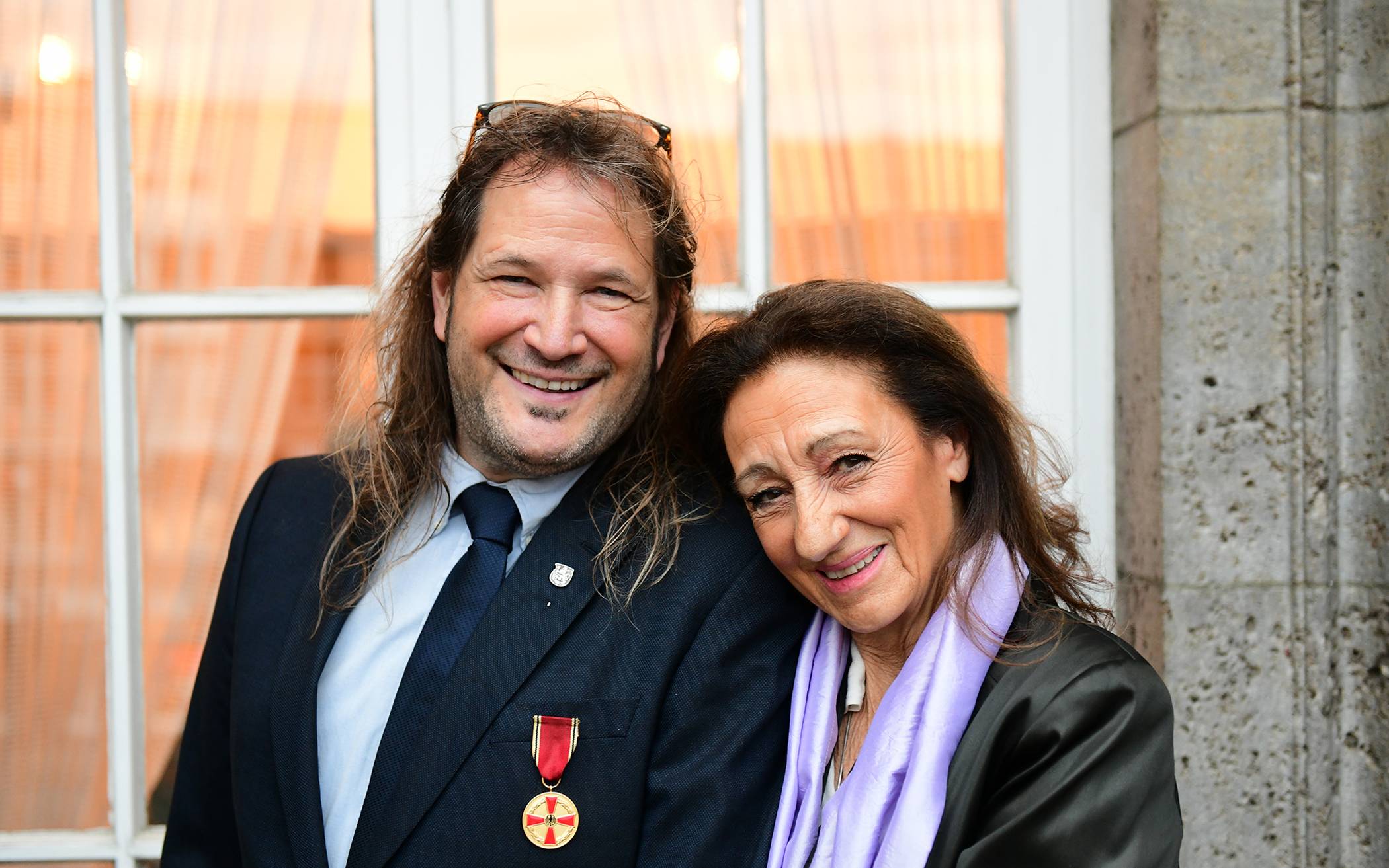 Stefan Mageney mit seiner Gattin.