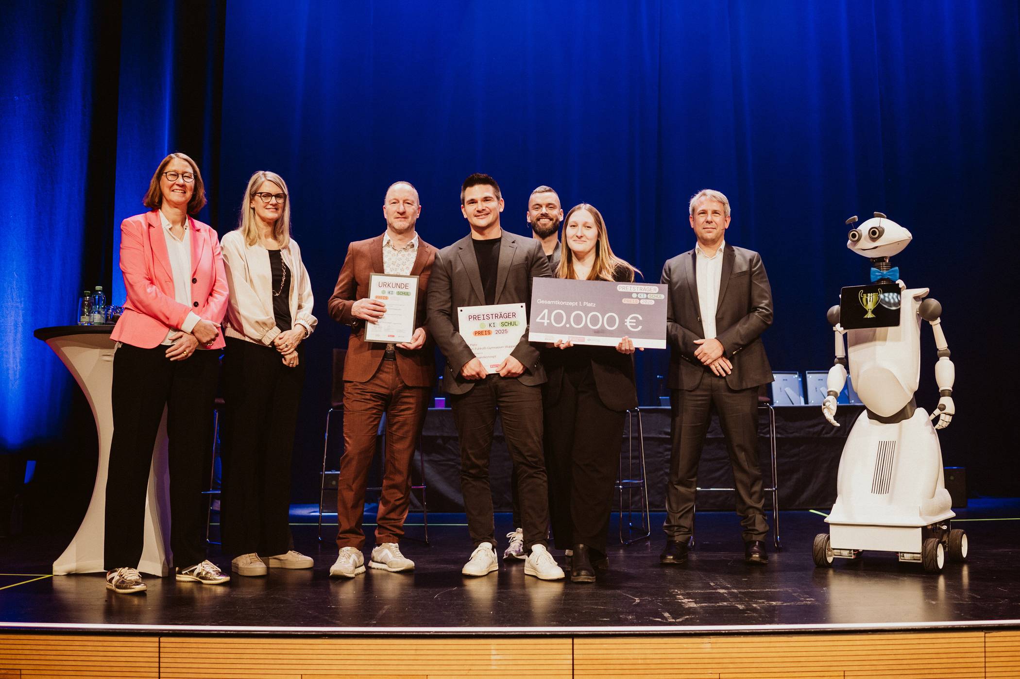 Die Delegation des CFG bei der Preisverleihung.