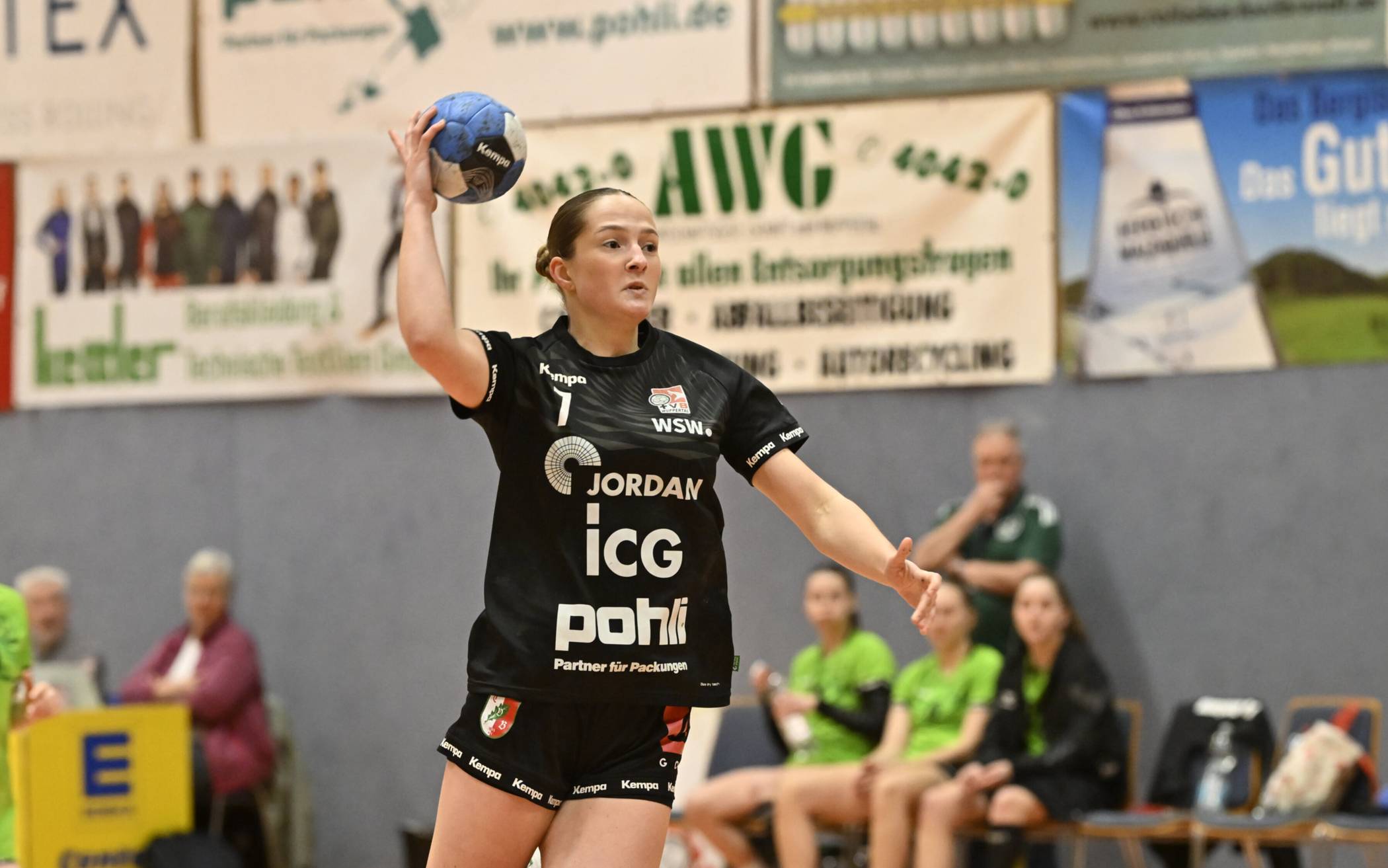 Lotta Rehorst in Aktion.